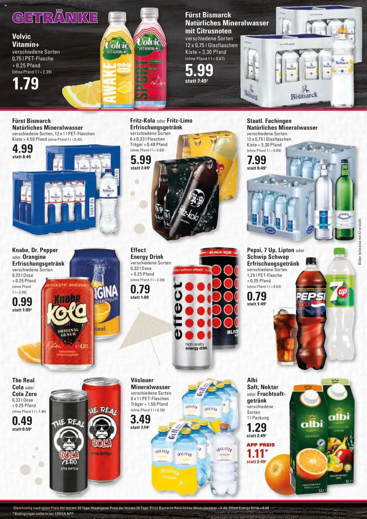 Edeka Prospekt Prisdorf (ab 31.08.2026) » Angebote Online | Seite: 14 | Produkte: Mineralwasser, Bilder, Pepsi, Fruchtsaft