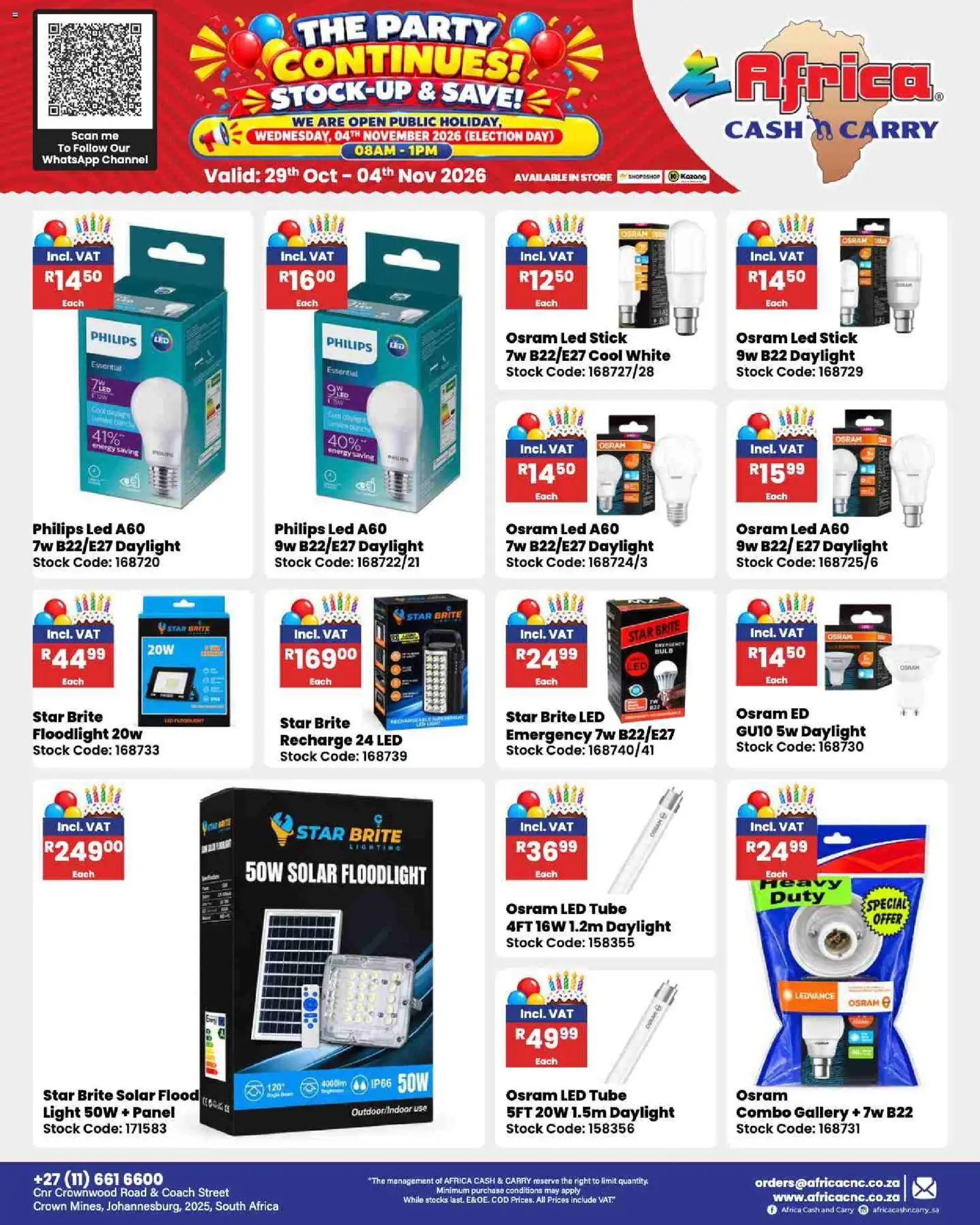 New Africa Cash & Carry catalogue – valid from 29/10/2026 | Page: 54