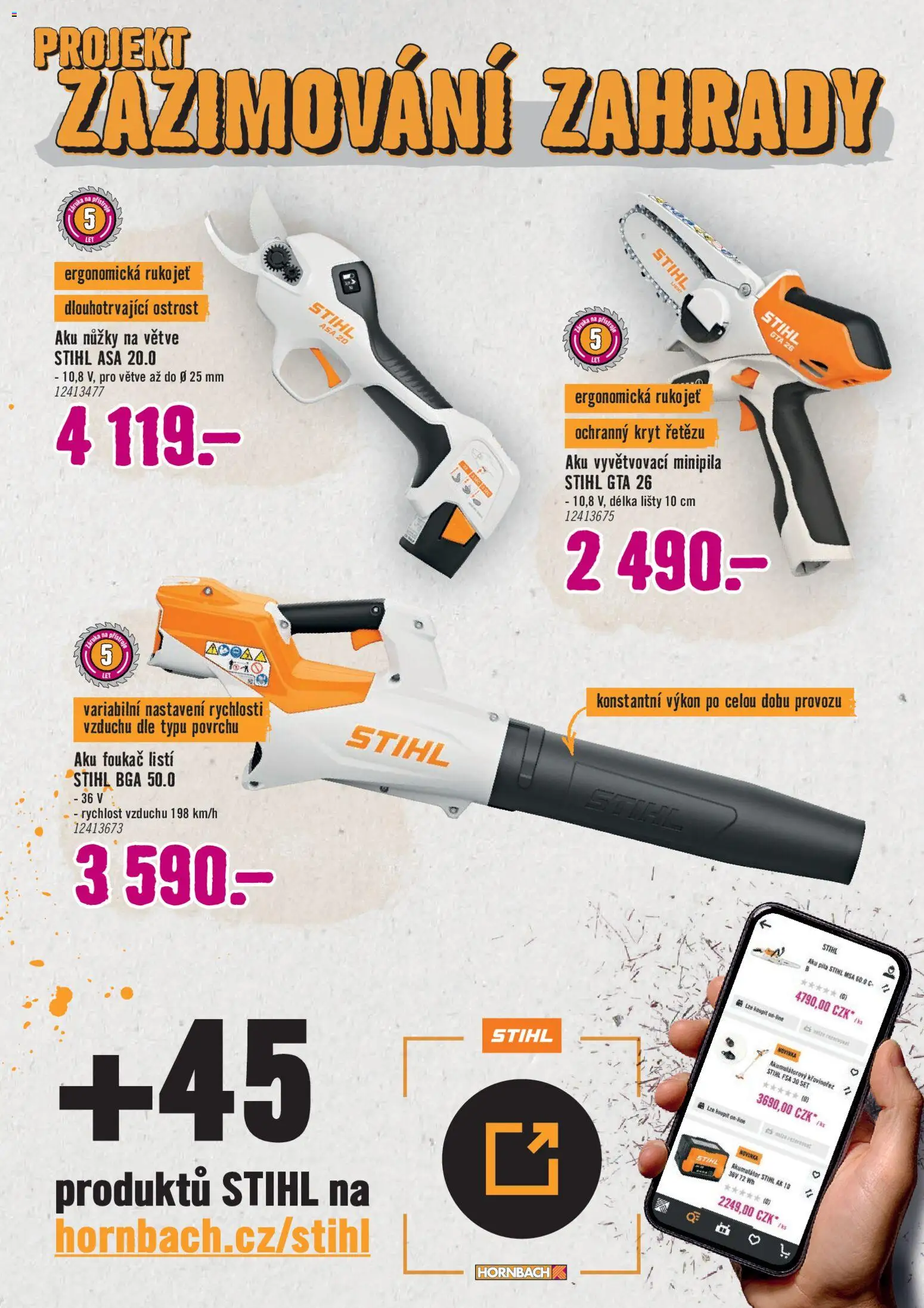 HORNBACH leták - STIHL od 02.09.2026 | Strana: 3 | Produkty: Nůžky, Nůžky na větve, Křovinořez, Aku nůžky