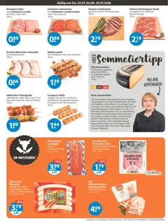 V-Markt Angebote ab 23.07.2026 gültig | Seite: 3 | Produkte: Grill, Hahnchenschenkel, Käse, Steak