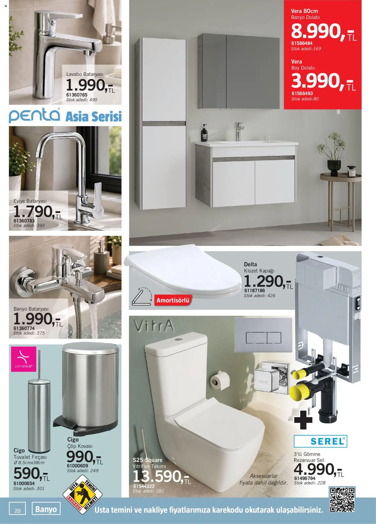Bauhaus Katalog - 01 Ağustos 2026 tarihinden itibaren geçerlidir | Sayfa: 20