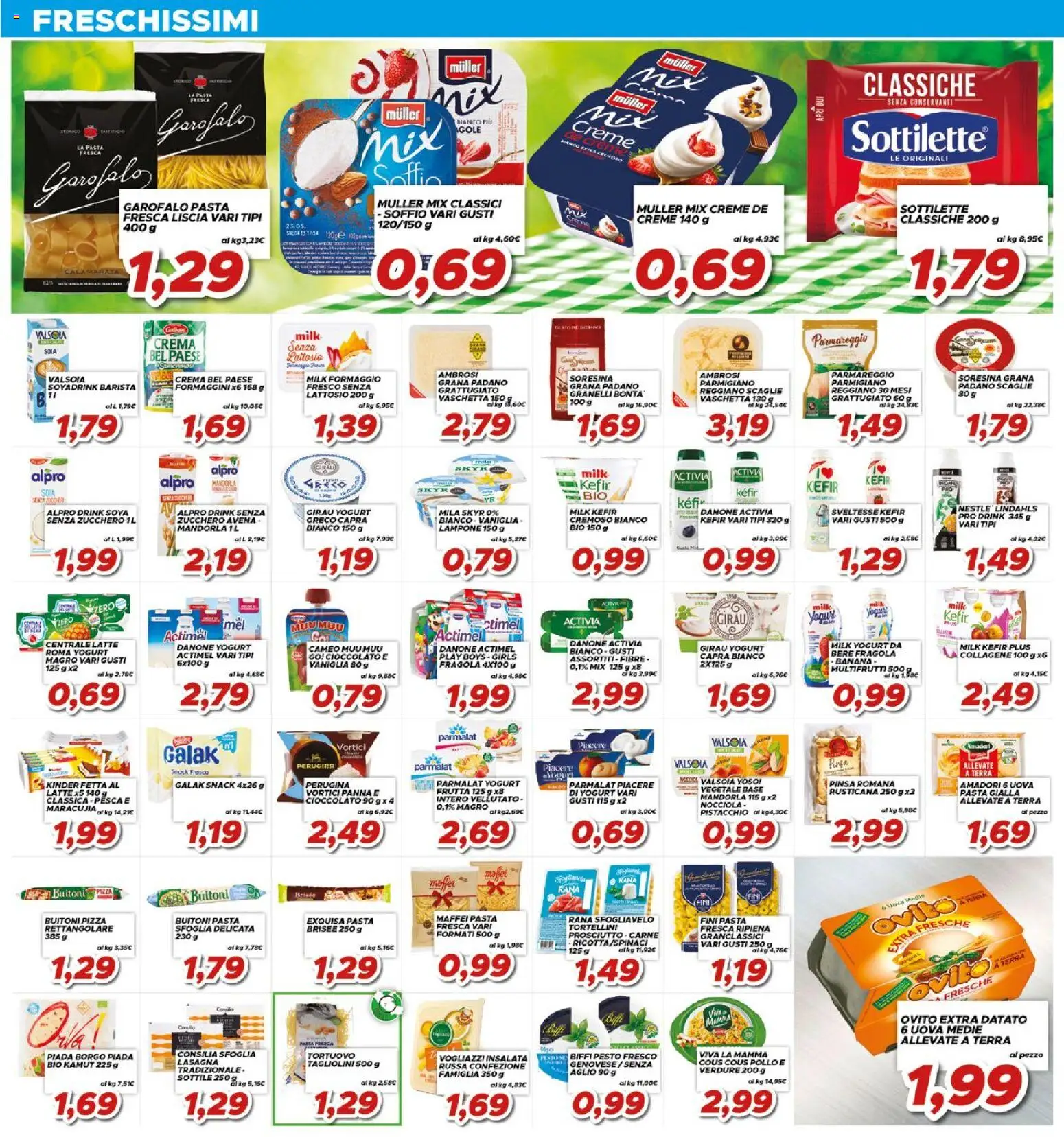 Volantino Ma Supermercati del 22/07/2026 | Pagina: 8 | Prodotti: Verdure, Lasagna, Pasta brisée, Terra