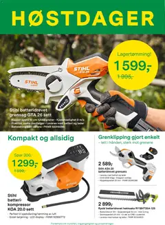 Forhåndsvisning av Felleskjøpet kundeavis gyldig fra 14/09/2026 | Side: 2 | Produkter: Kompressor, Hekksaks, Ryobi, Batteri
