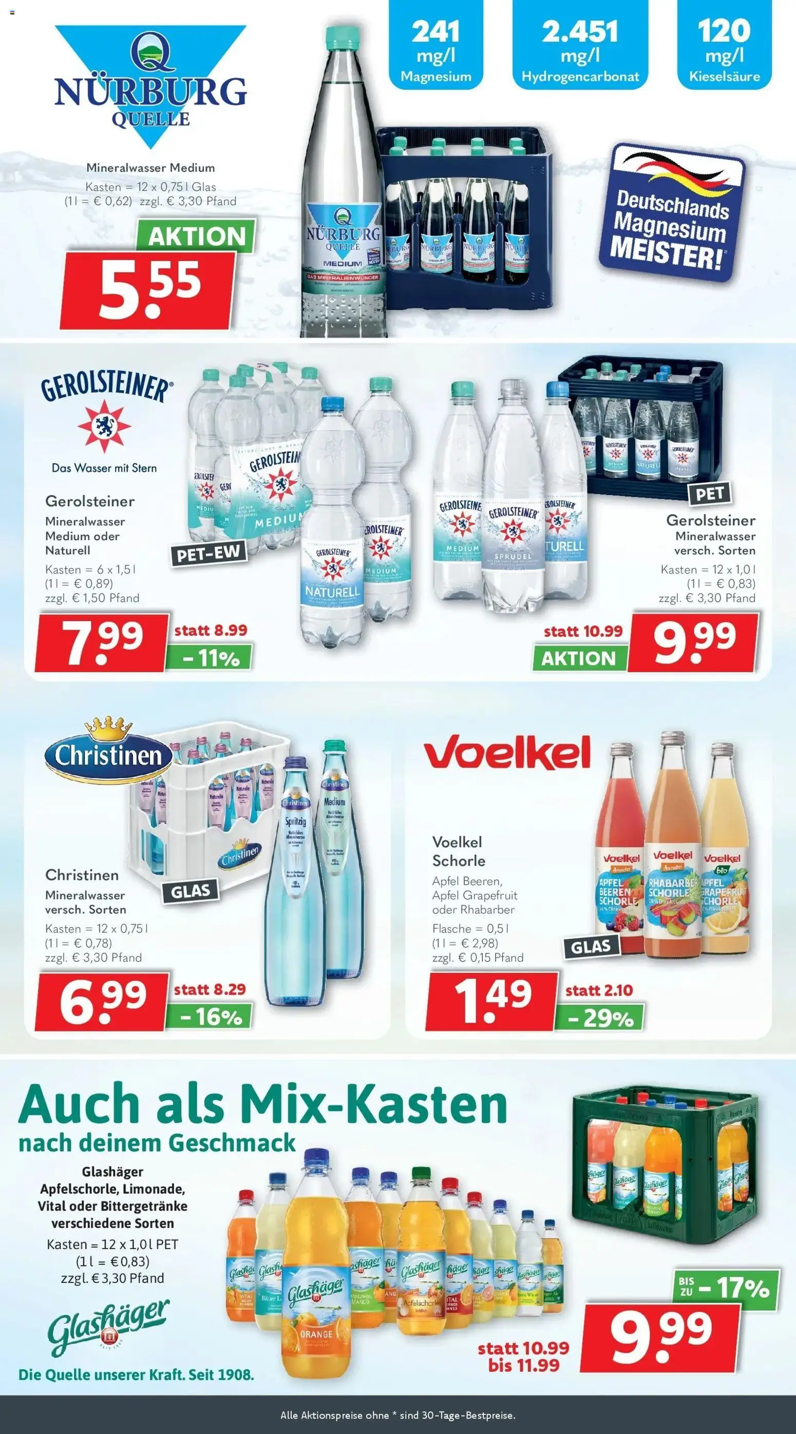 Getränkeland Prospekt Neustrelitz (ab 14.09.2026) zum Blättern | Seite: 5 | Produkte: Äpfel, Grapefruit, Mango, Gerolsteiner