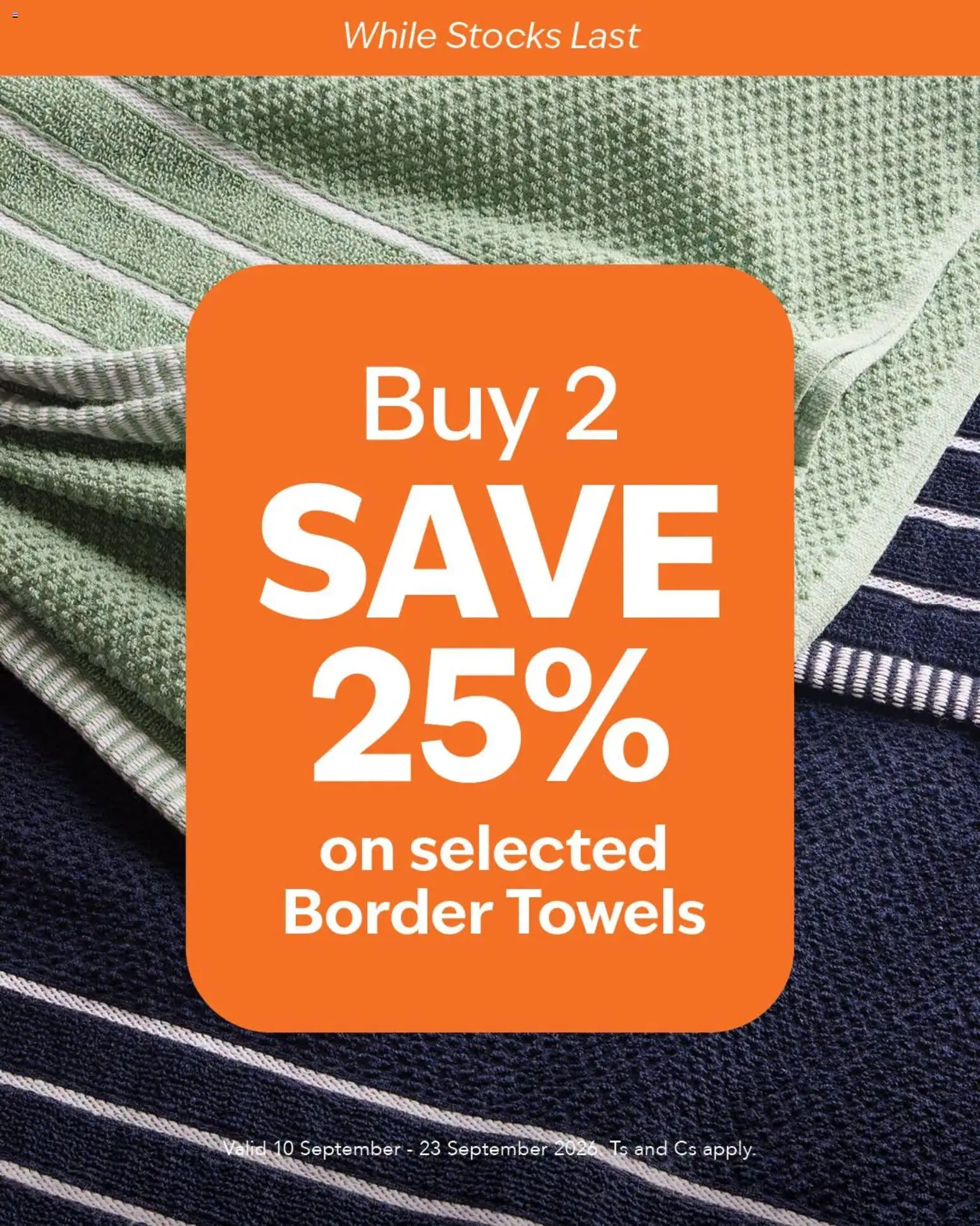 New Sheet Street catalogue – valid from 10/09/2026 | Page: 1 | Products: Towels