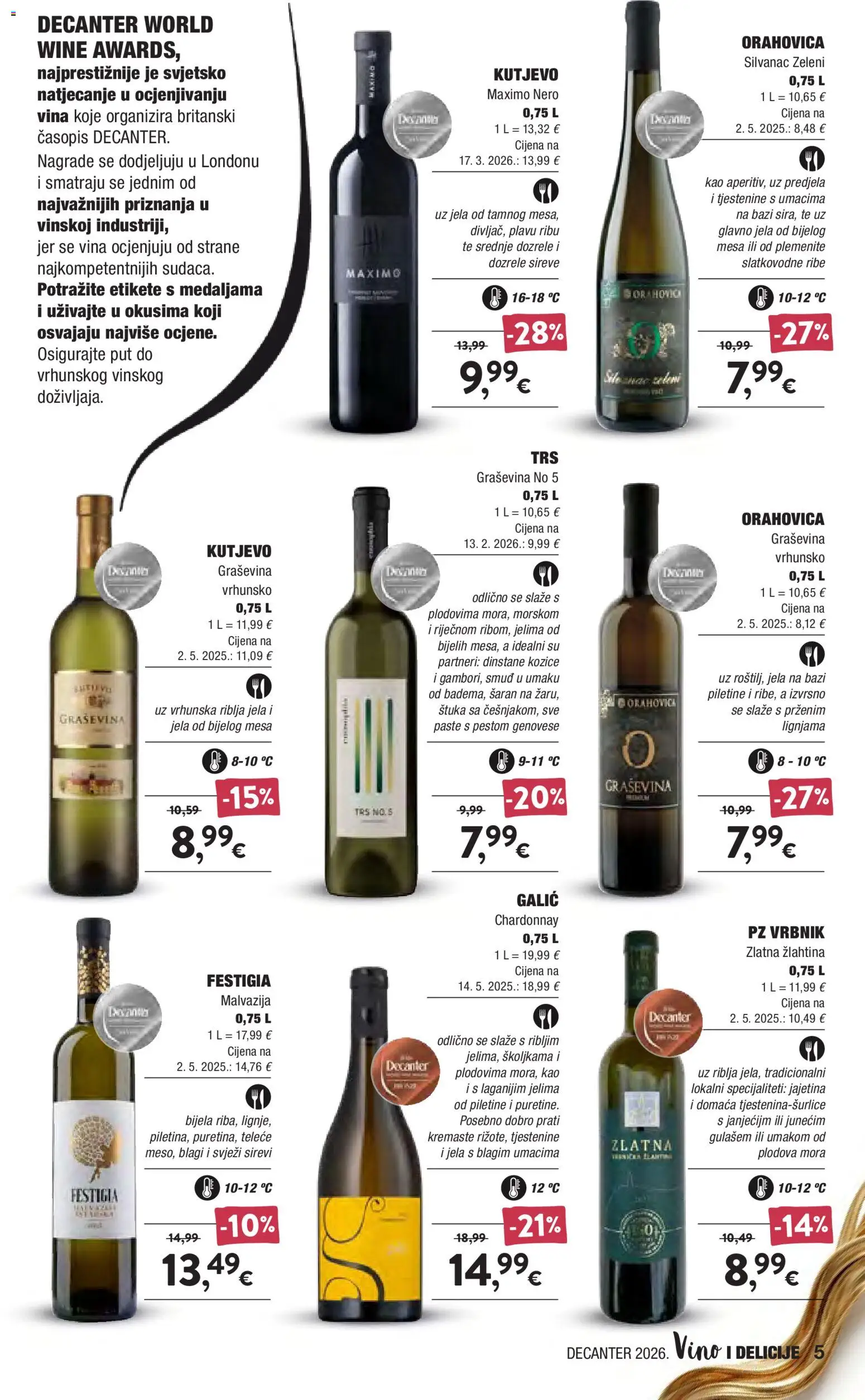 Interspar katalog | vrijedi od 16.09.2026 | Stranica: 5 | Proizvodi: Šaran, Vino, Kozice, Časopis