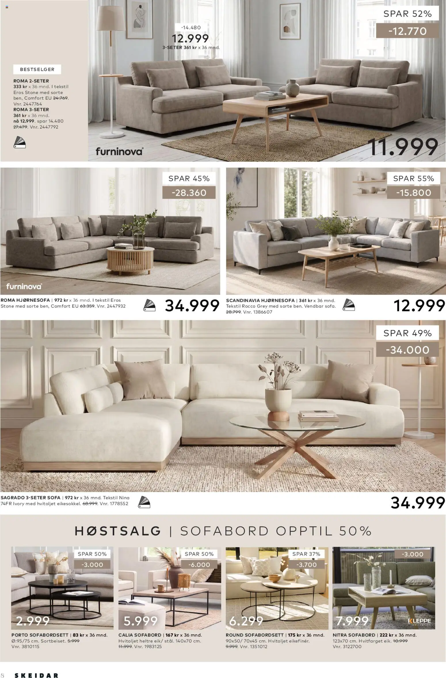 {H1} | Side: 8 | Produkter: Hjørnesofa, Sofa