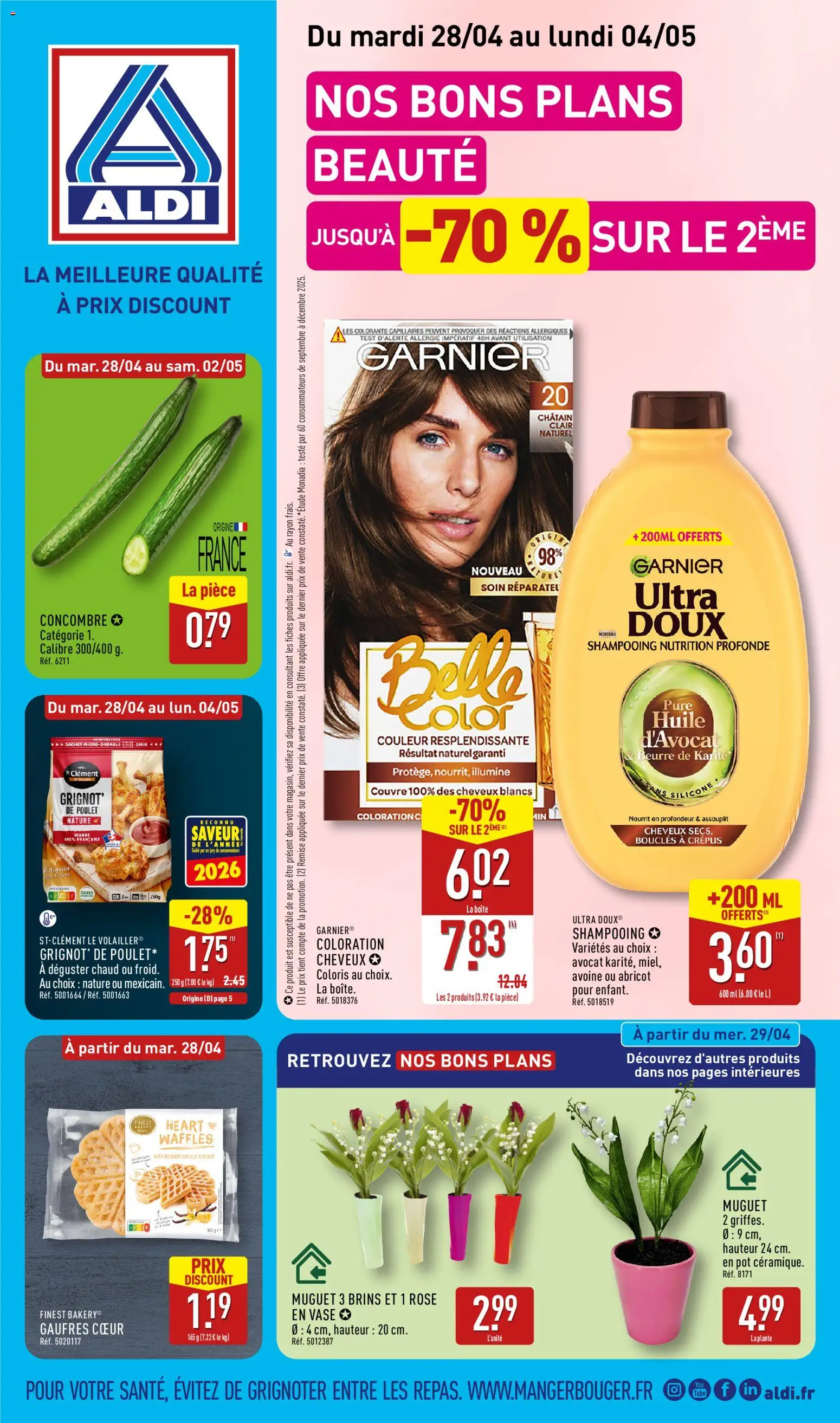 {H1} | Page: 1 | Produits: Avocat, Shampooing, Huile, Muguet