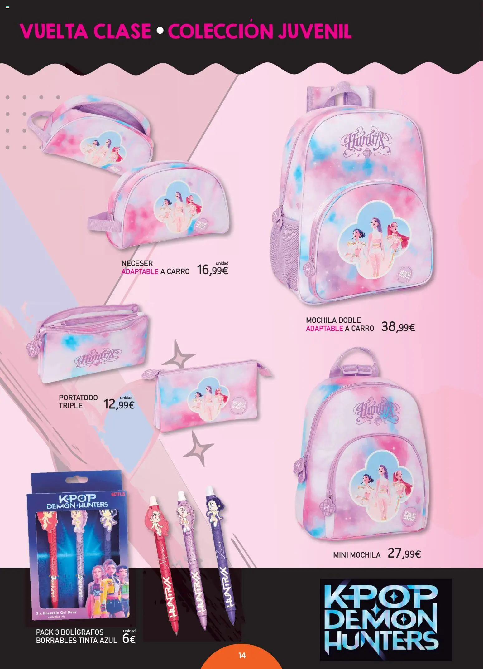 Toy Planet catálogo de Vuelta a Clase │ válido desde el 10/08/2026 | Página: 14 | Productos: Mochila, Neceser