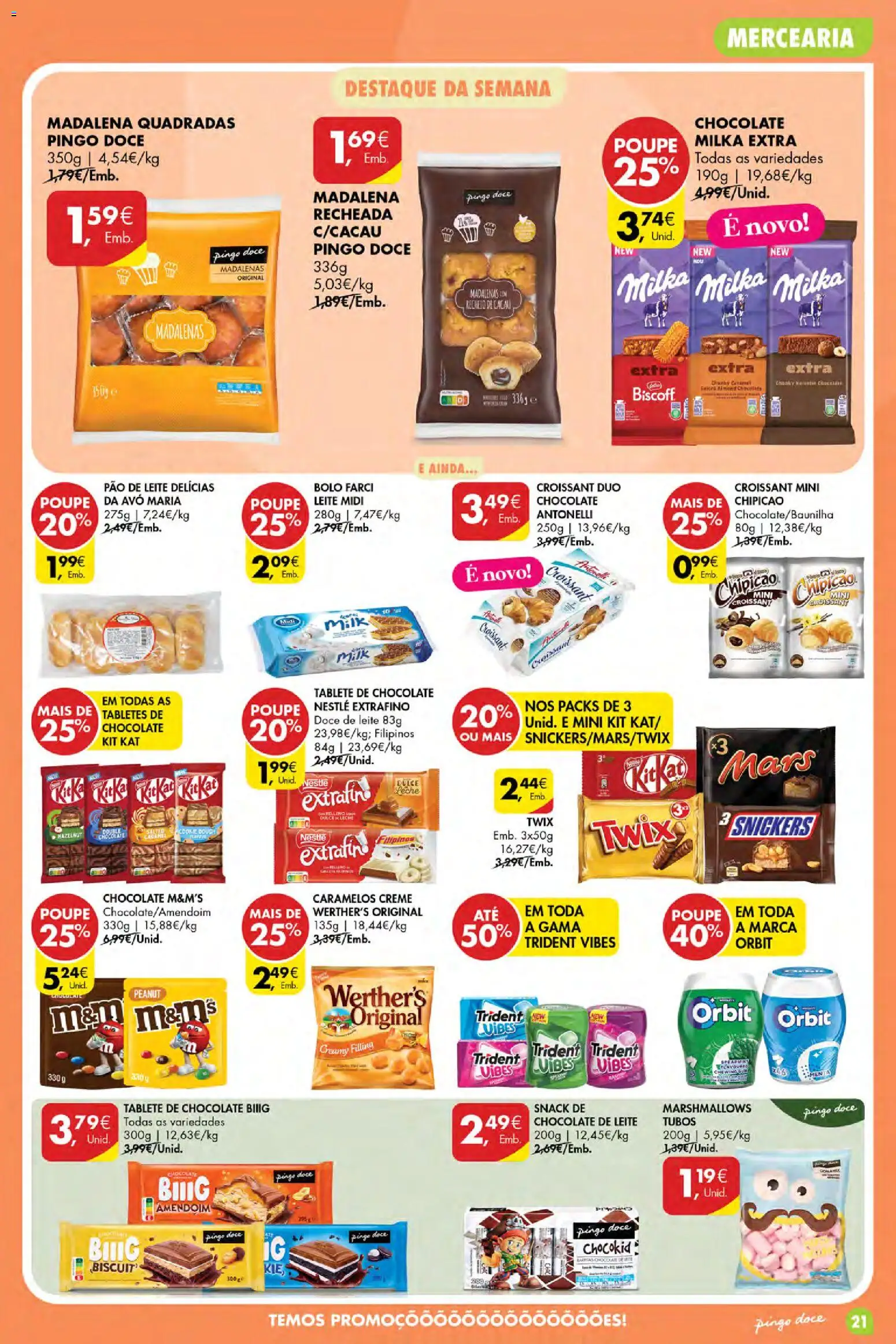 Pingo Doce Poupe Esta Semana Açores │ válido de 17/09/2026 | Página: 21 | Produtos: Filipinos, Mercearia, Cacau, Leite