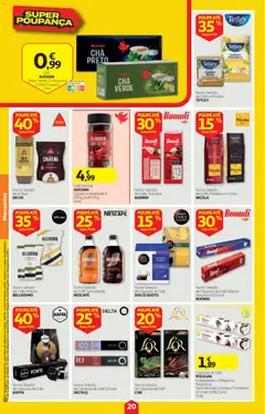 Pré-visualização Auchan folheto válido de 29/10/2026 | Página: 20 | Produtos: Nespresso, Chás, Saquetas, Dolce gusto