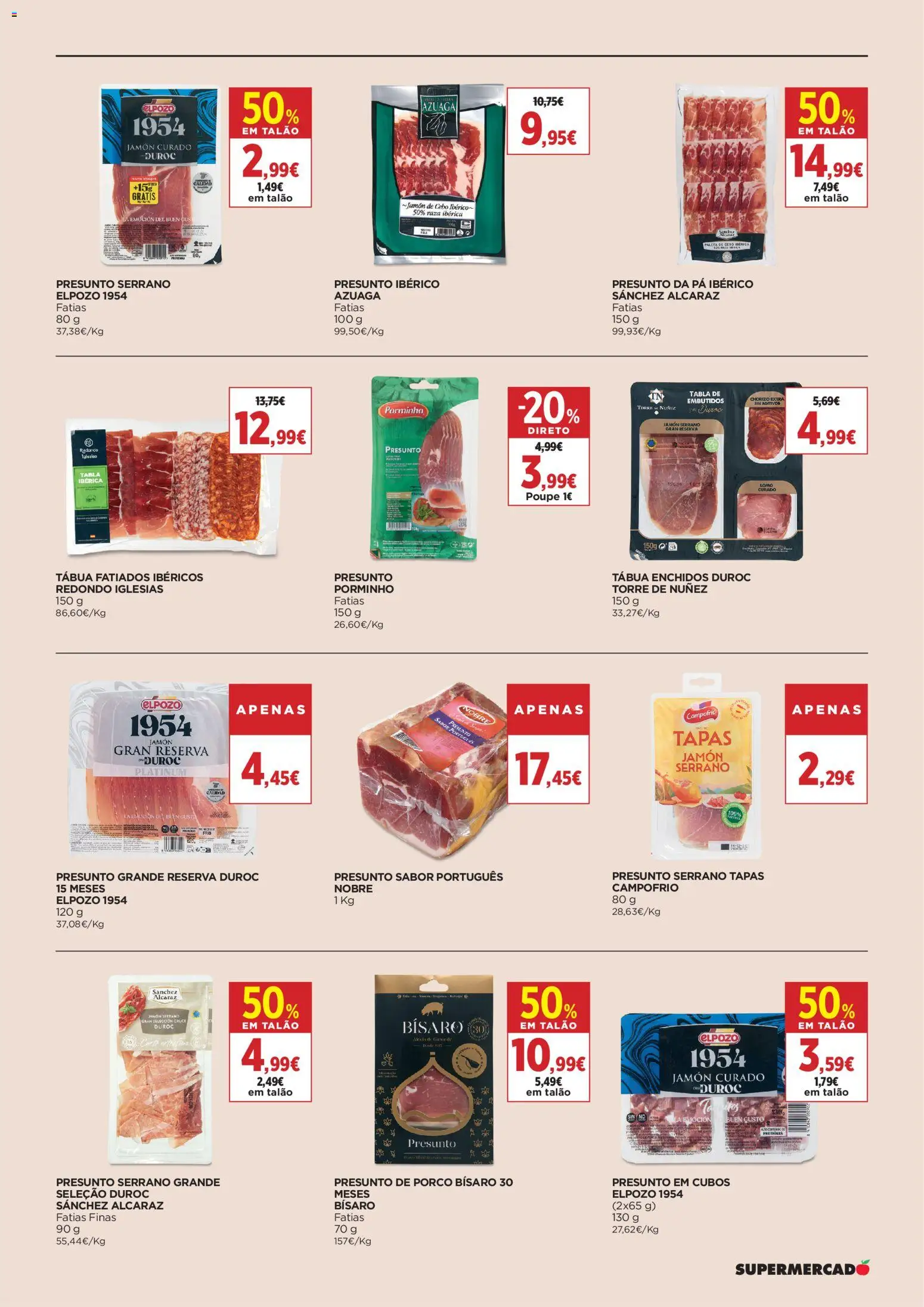 El Corte Ingles folheto │ válido de 16/10/2026 | Página: 5 | Produtos: Tábua, Presunto Serrano, Presunto, Pá