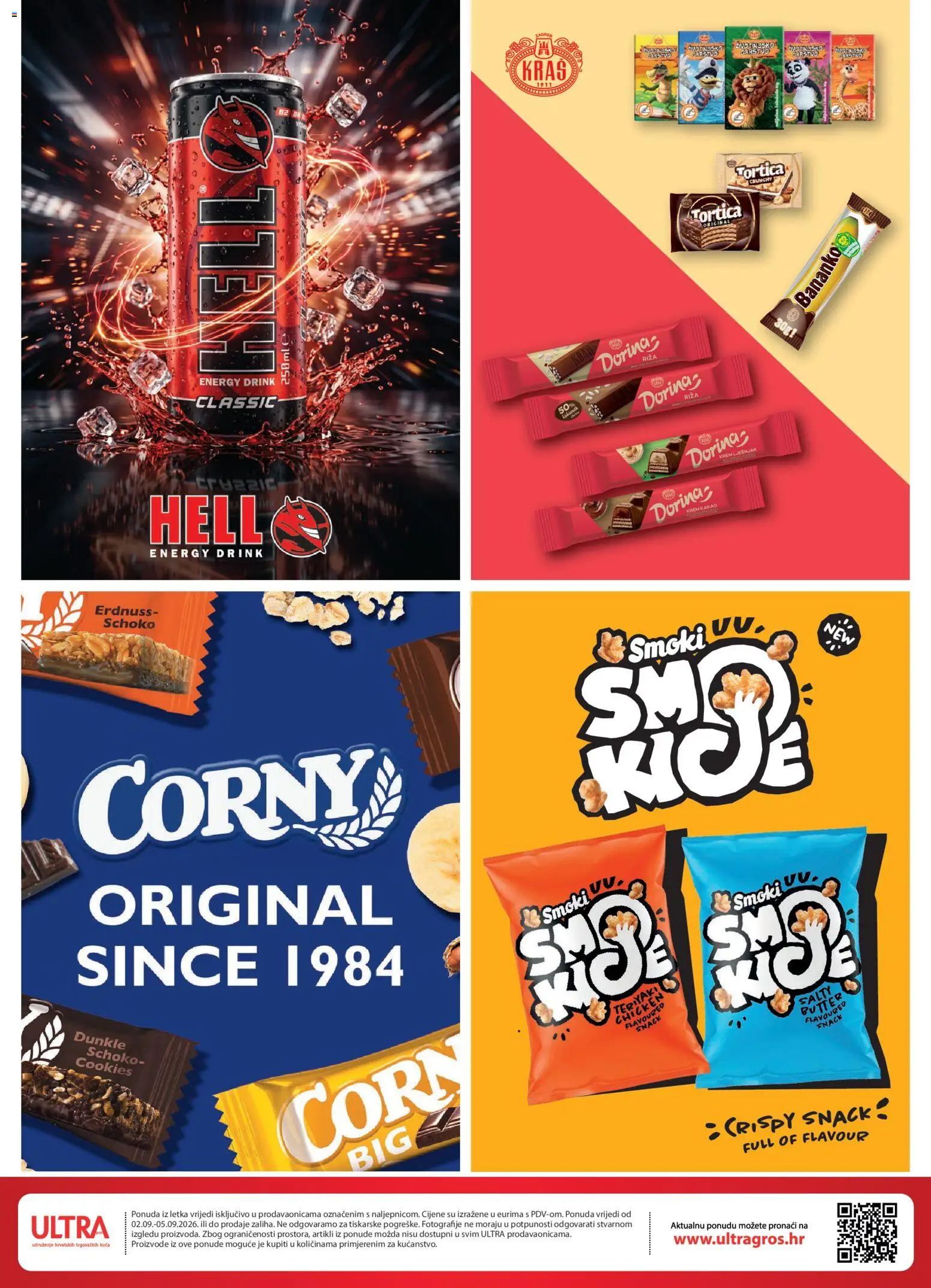 Ultra Gros katalog | vrijedi od 02.09.2026 | Stranica: 2 | Proizvodi: Hell, Dorina, Riža