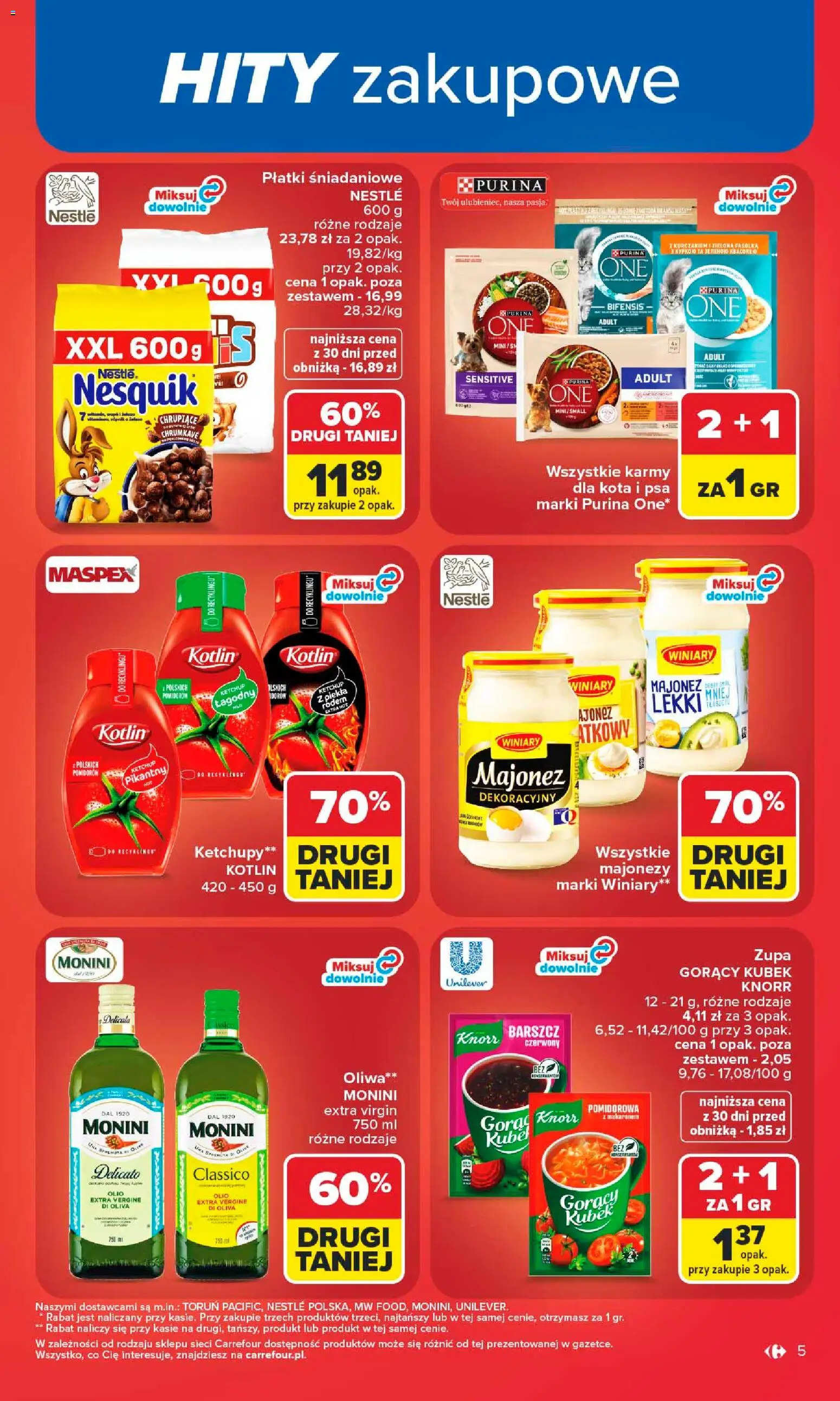 Carrefour gazetka od 15.06.2026 | Strona: 7 | Produkty: Ketchup, Gorący kubek, Zupa, Płatki
