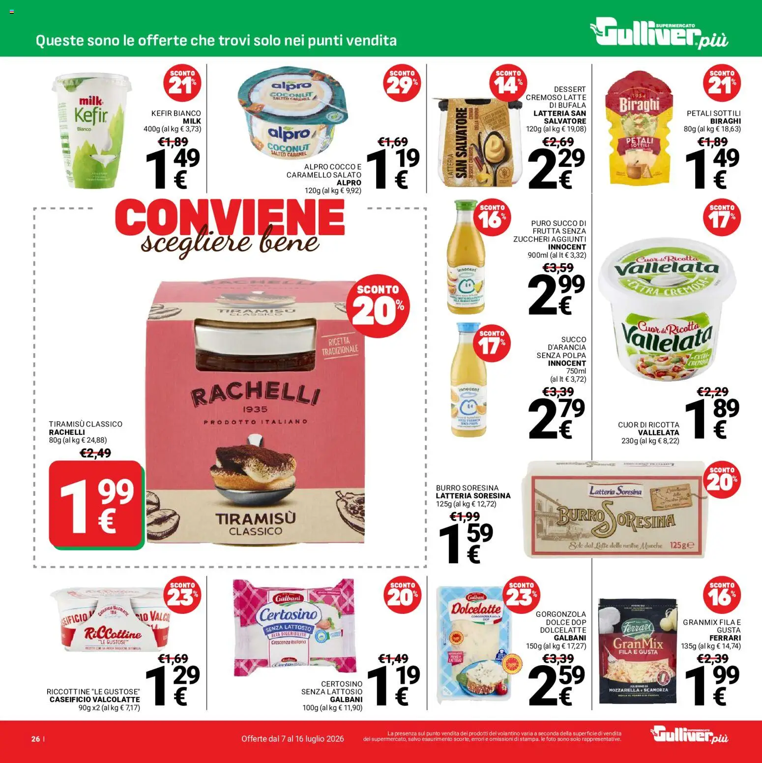 Volantino Gulliver del 07/07/2026 | Pagina: 26