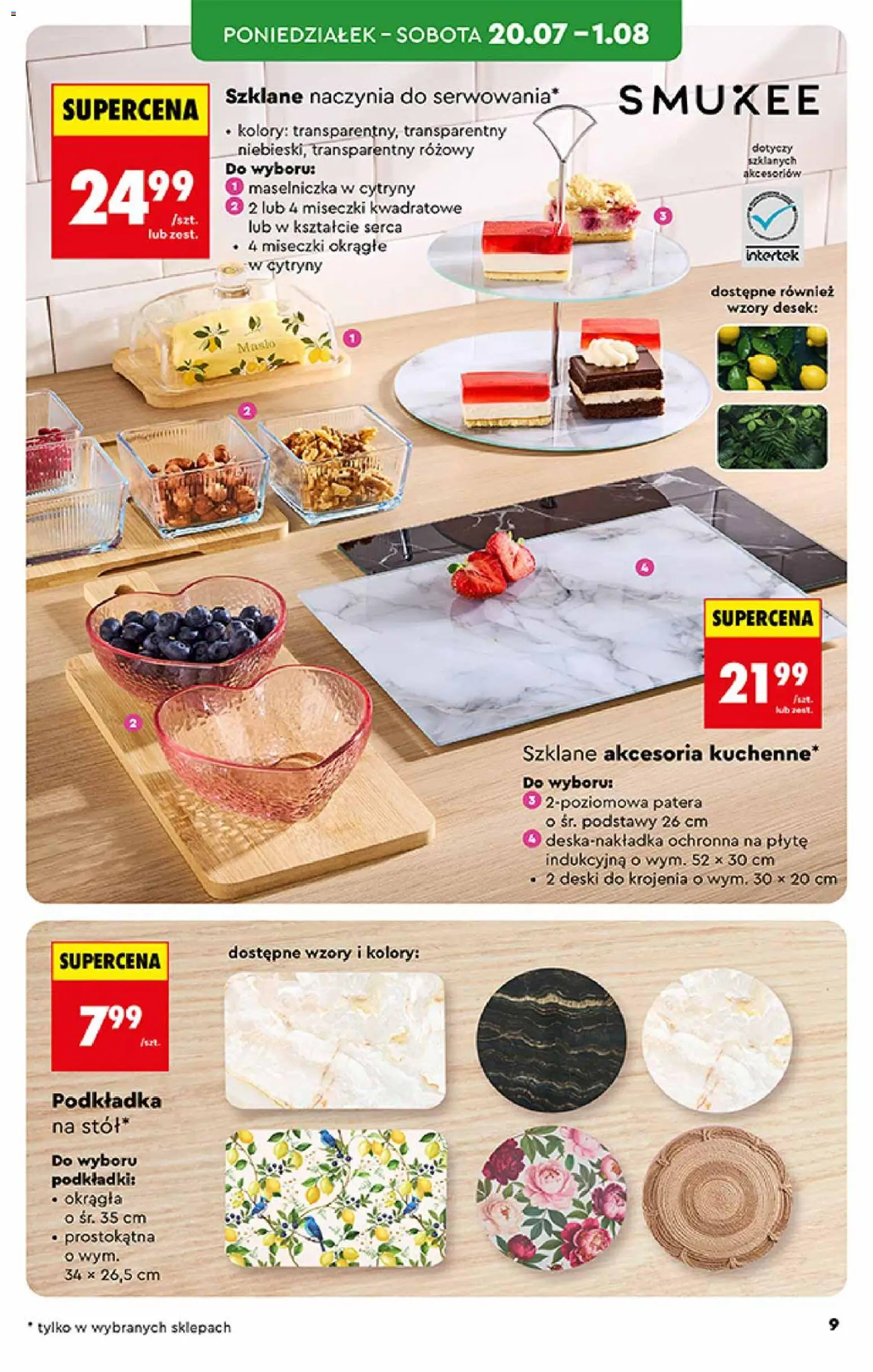 Biedronka Polsko leták - Hity i inspiracje od 20.07.2026 | Strana: 9 | Produkty: Máslo