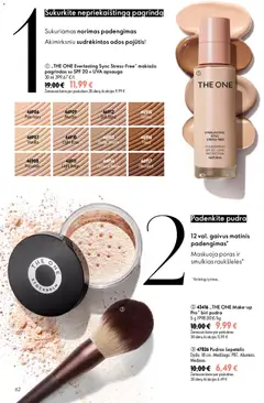 Oriflame leidinys galioja nuo 2026.06.24 | Puslapis: 62 | Prekių: Makiažo pagrindas, Pudra, Šepetėlis