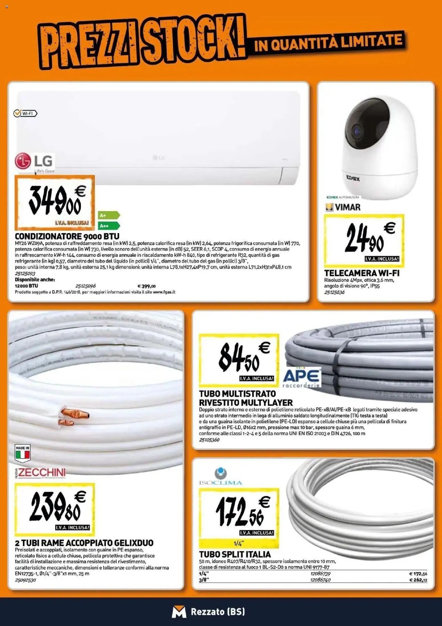 Nuovo TECNOMAT catalogo Rezzato dal 27/08/2026 > offerte anteprima 🛍️ | Pagina: 8 | Prodotti: Rame, Alluminio, Tubi, Condizionatore