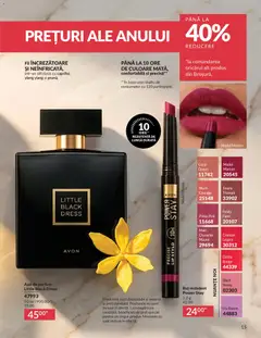 Ofertele Avon valabile de la 01.06.2026 | Pagină: 17 | Produse: Apă de parfum, Blush, Ruj, Apă