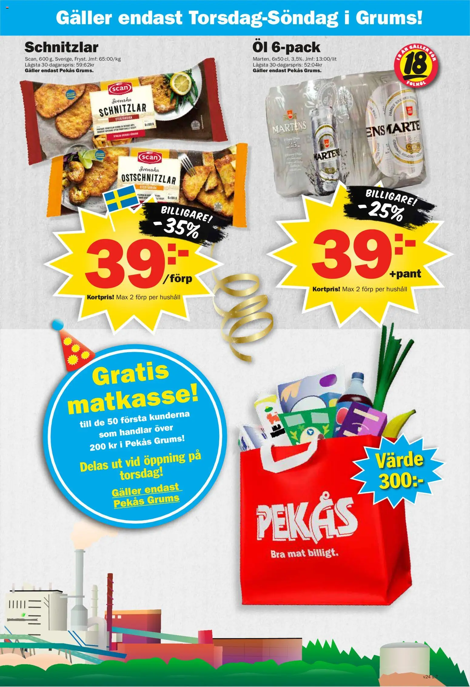 Pekås reklamblad aktuell från 08.06.2026 | Sida: 7 | Produkter: Galler, Öl