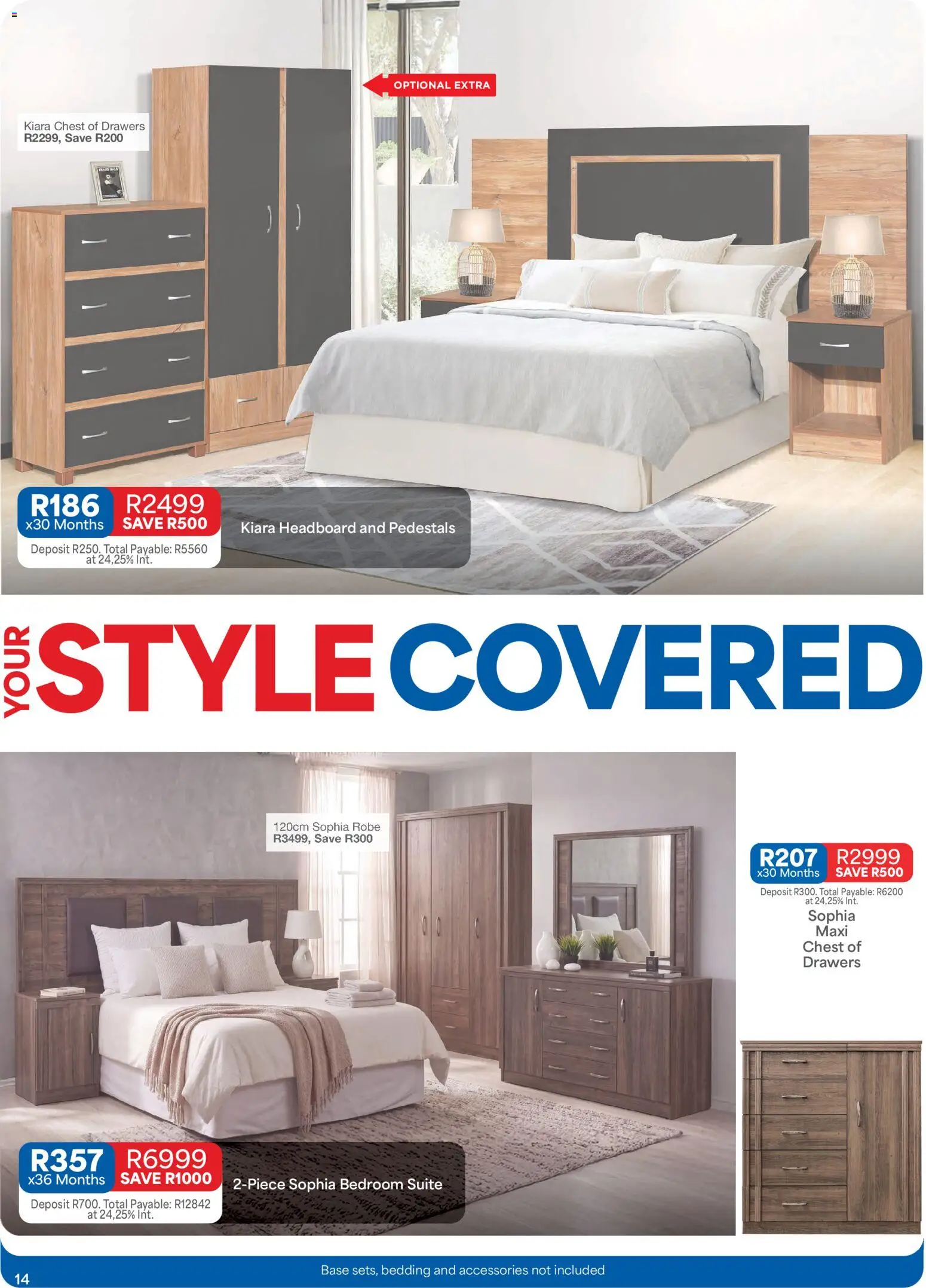 New OK Furniture catalogue – valid from 12/10/2026 | Page: 14 | Products: Headboard, Chest of drawers