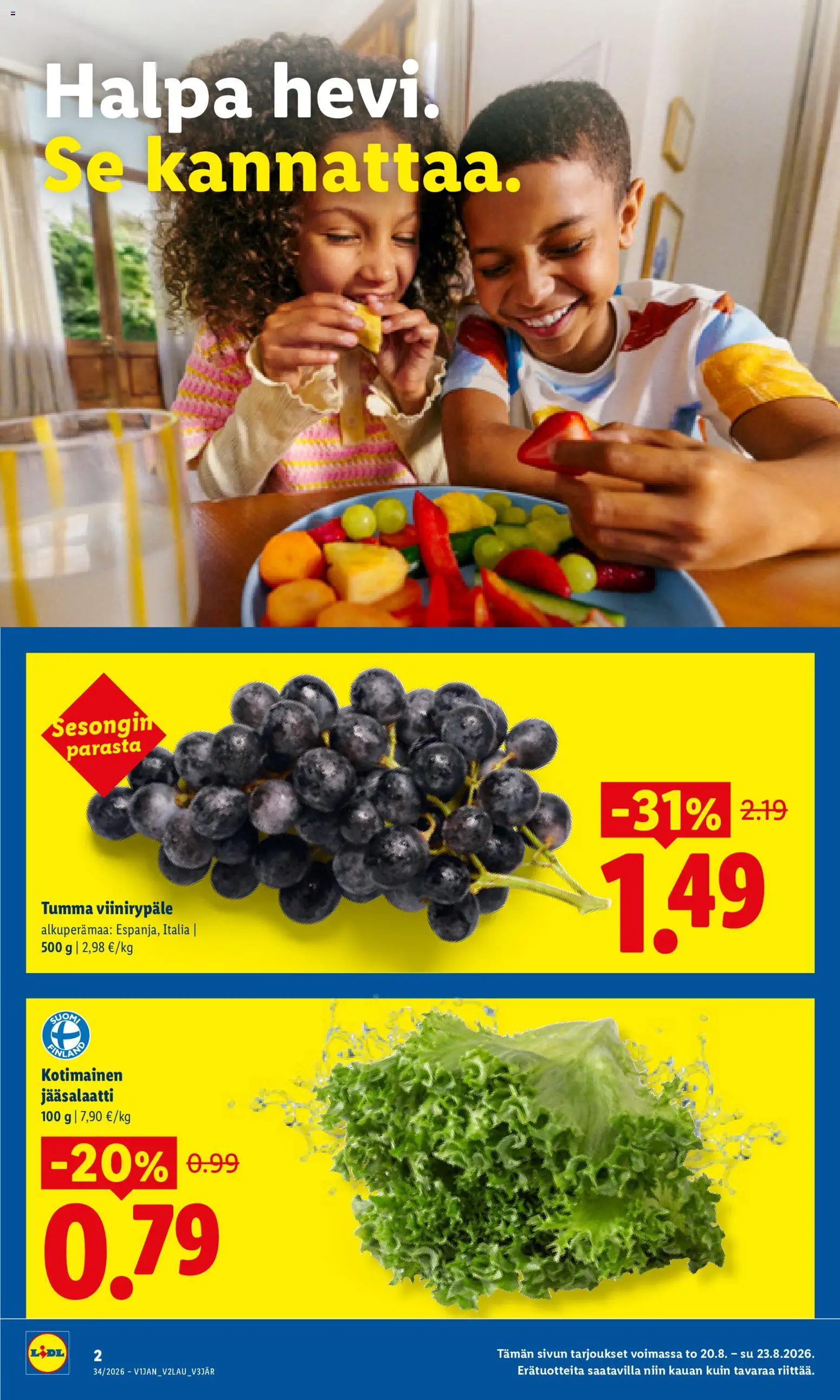 Lidl tarjoukset – voimassa 20/08/2026 alkaen | Sivu: 2