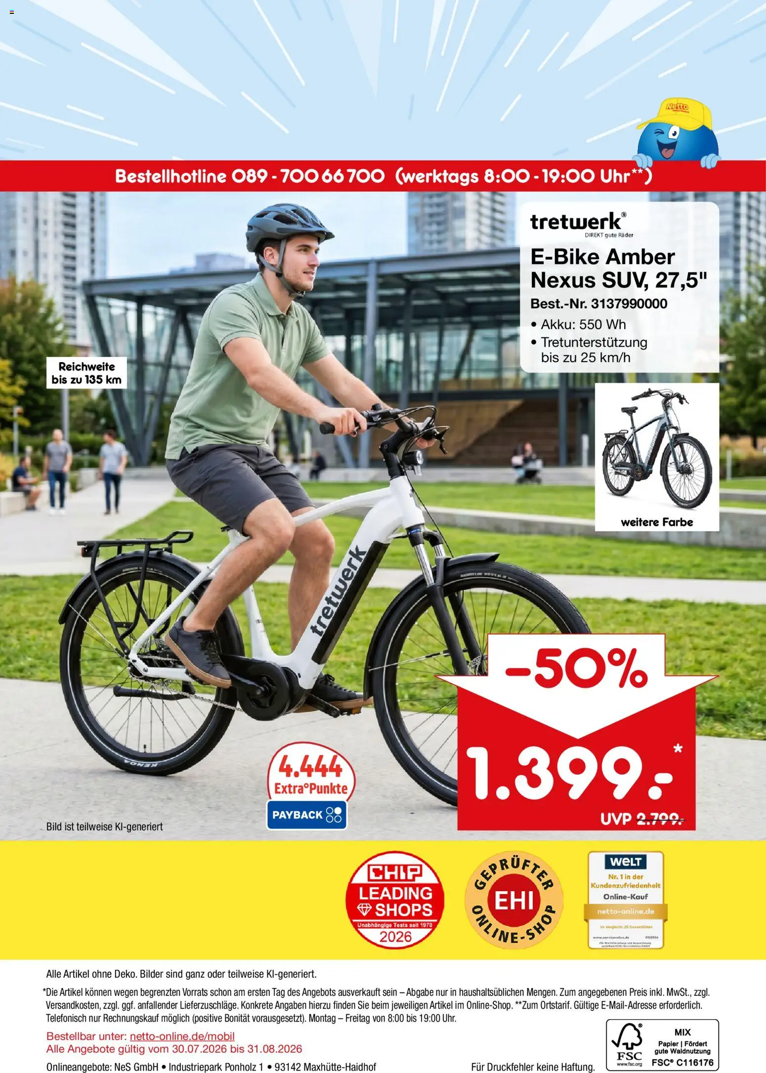 Netto Marken-Discount Online-Sonderangebote – gültig ab 01.08.2026 | Seite: 8 | Produkte: Bilder, Uhr