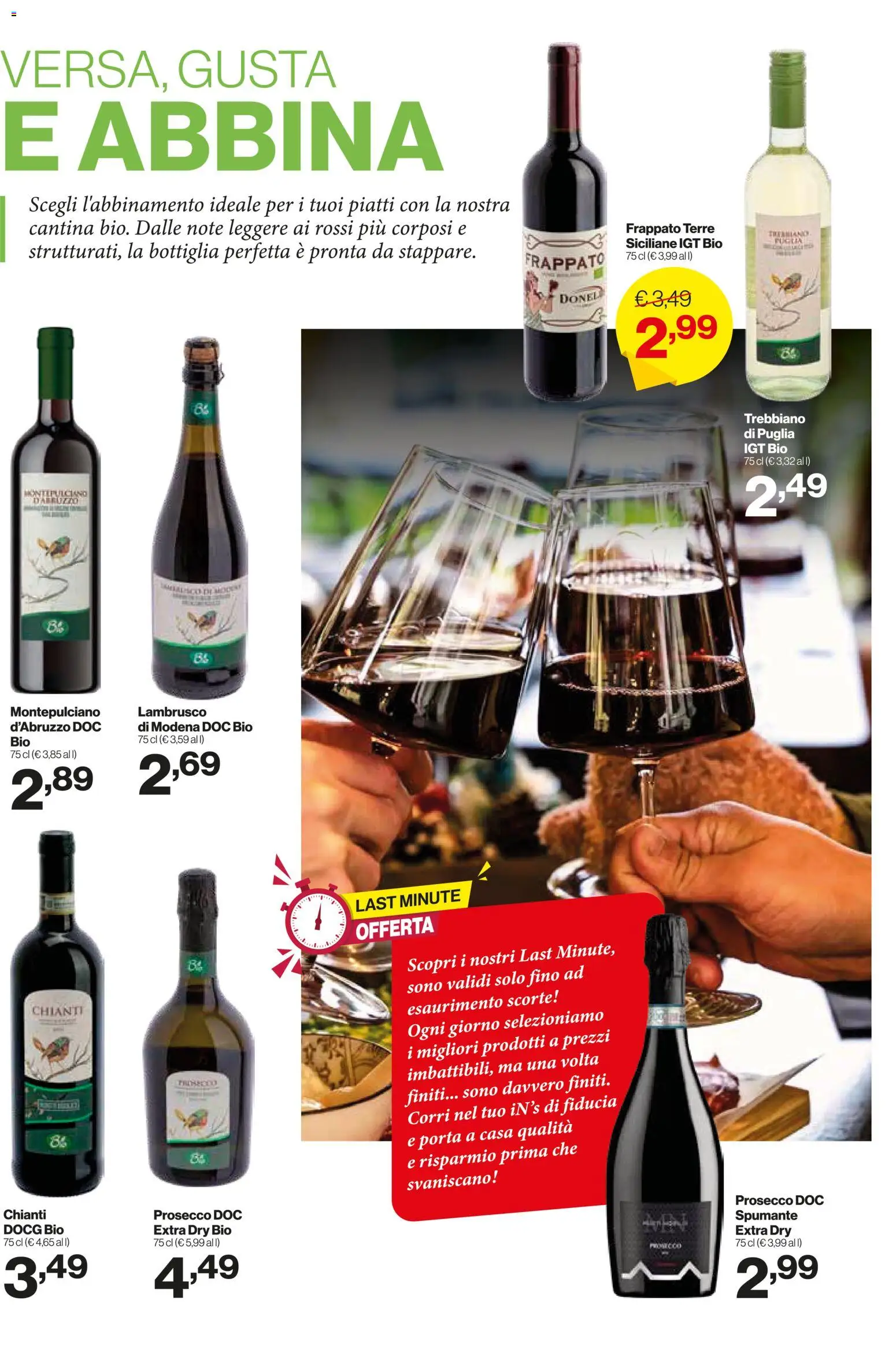 Volantino IN's del 15/07/2026 | Pagina: 6 | Prodotti: Prosecco, Spumante, Bottiglia