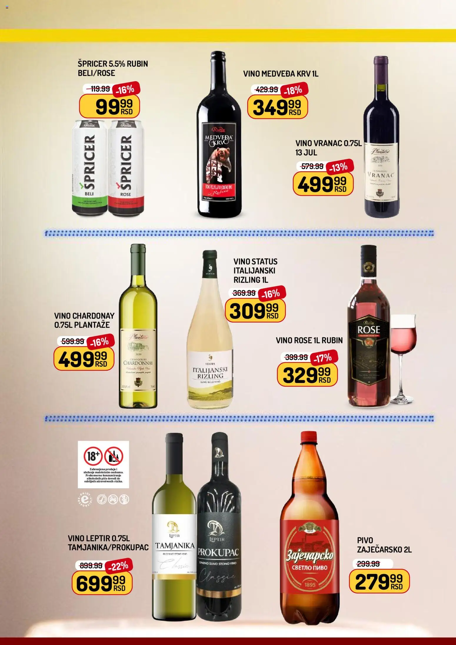 Aman katalog - važi od 24.04.2026 | Strana: 18 | Proizvode: Vranac, Pica, Vino, Pivo