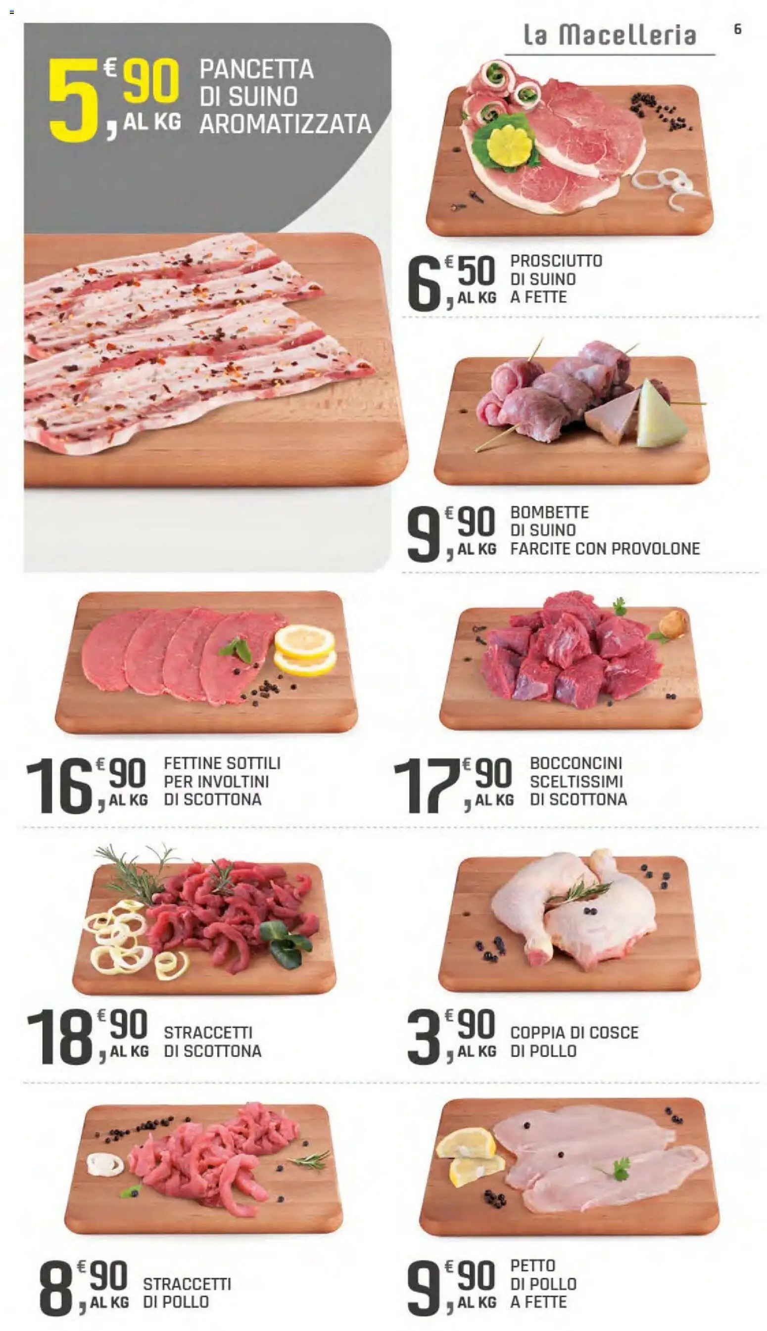 Volantino DOK del 23/07/2026 | Pagina: 6 | Prodotti: Provolone, Pollo, Suino, Prosciutto