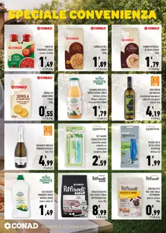 Anteprima del volantino BEVANDA BIOLOGICA VERSO NATURA CONAD arancia, carota, limone e zenzero/ succo di mela 500ml, Bevanda biologica succo di mela valido a partire dal 10.06.2026 | Pagina: 7 | Prodotti: Rasoio, Detergente, Pomodoro, Gnocchi