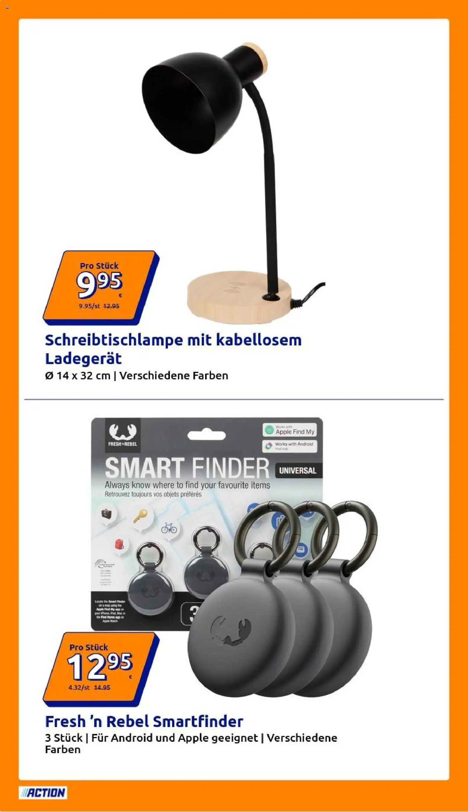 Action Flugblatt gültig ab 10.06.2026 | Seite: 14 | Produkte: Schreibtischlampe, Apple