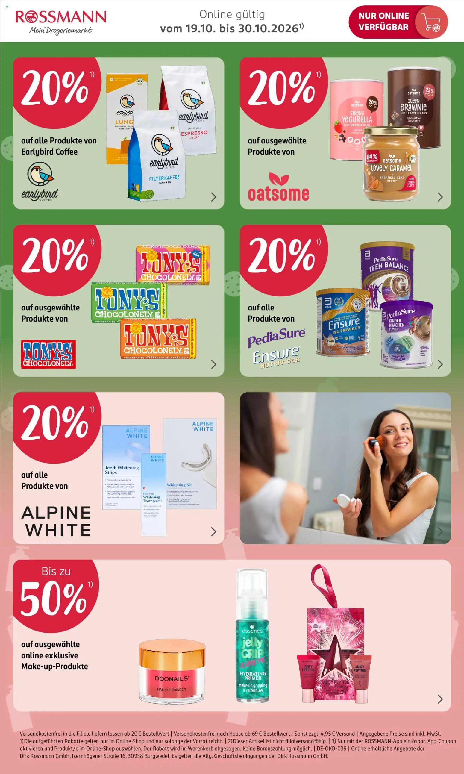 Rossmann Onlineprospekt – gültig ab 19.10.2026 | Seite: 4 | Produkte: Primer, Popcorn