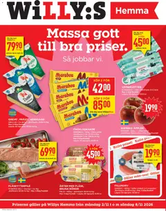 Willys erbjudanden Hemma - Förhandsvisning av reklamblad från butik Willys aktuell från 02/11/2026