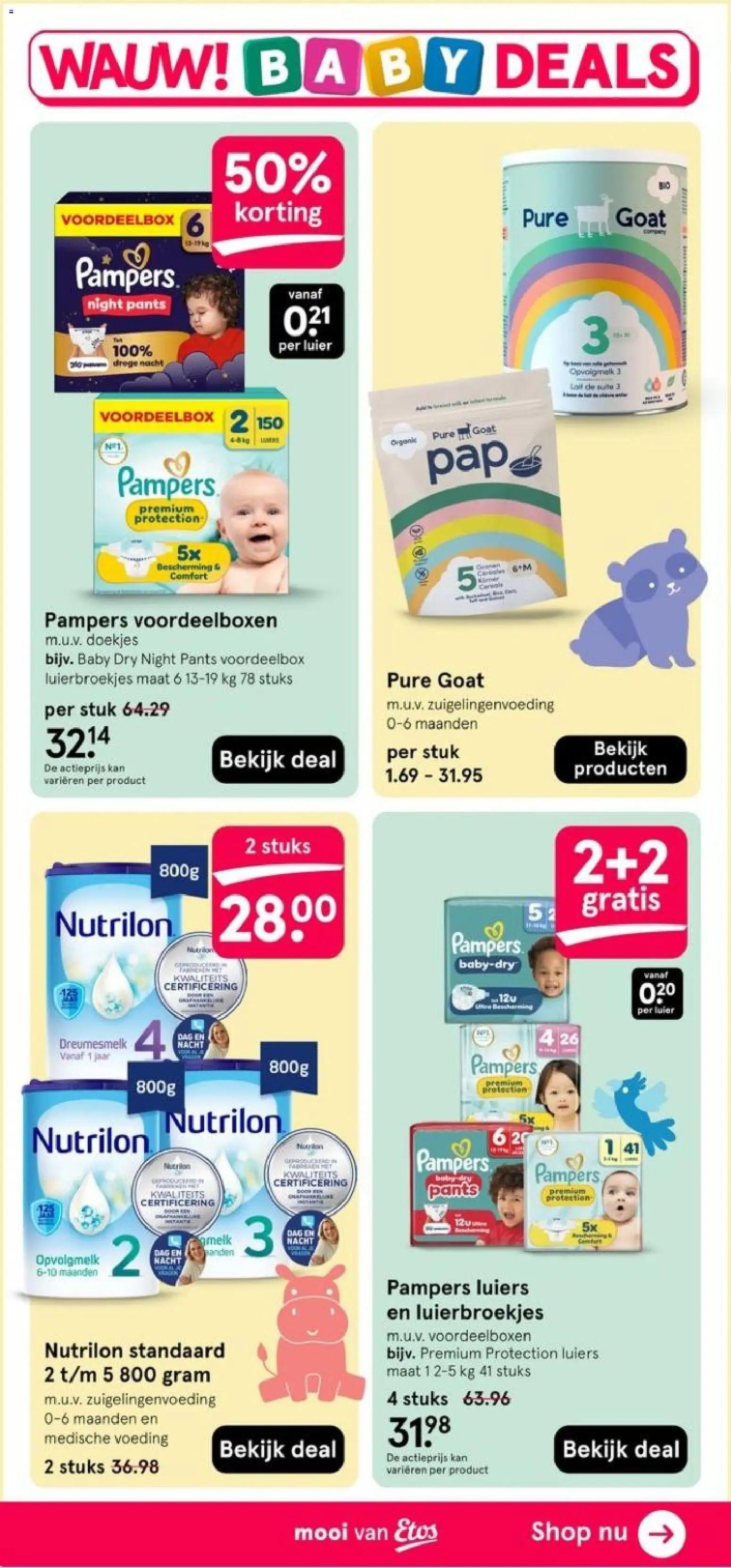 {H1} | Pagina: 40 | Producten: Doekjes, Kan, Luiers, Pampers