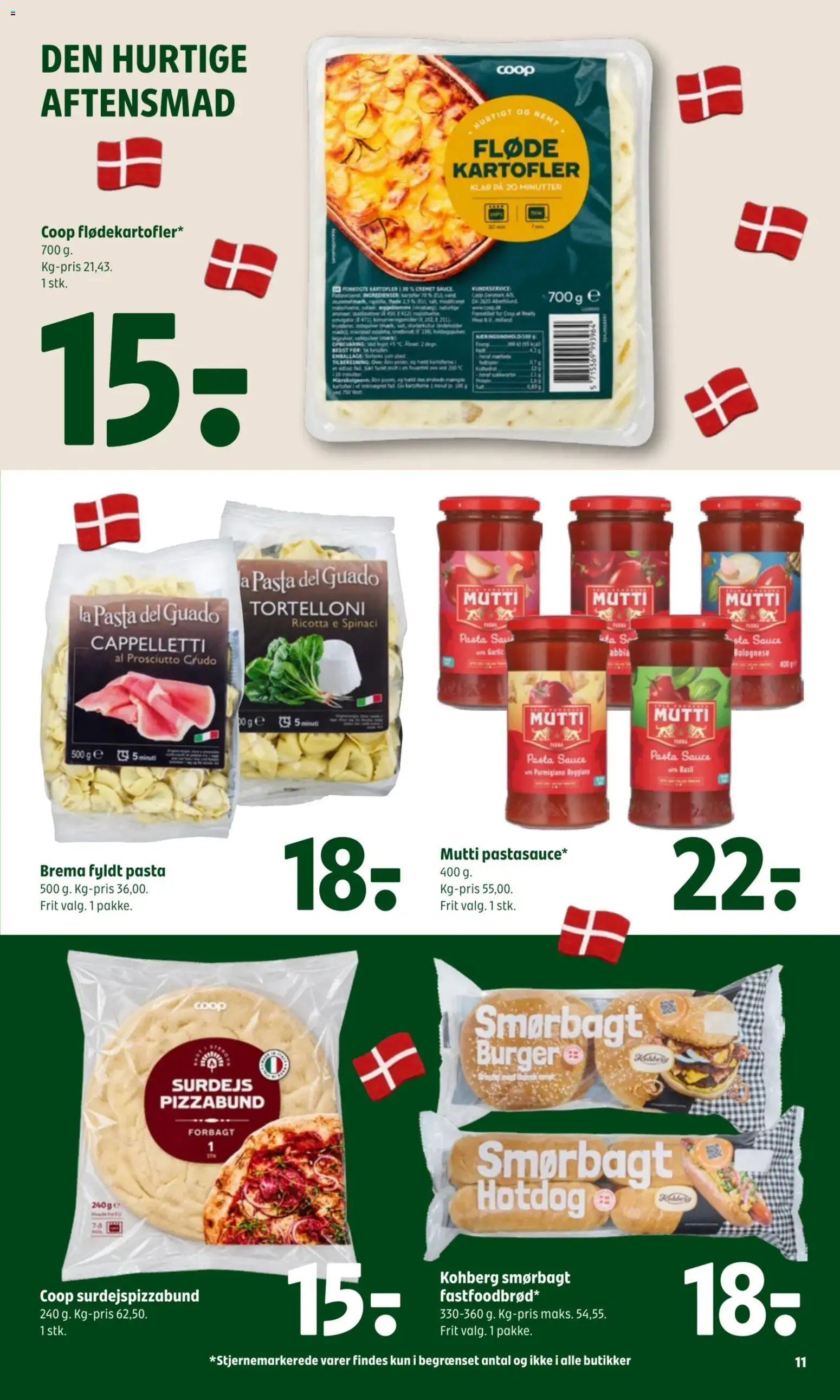 Coop 365 tilbudsavis – gyldig fra 10/09/2026 | Side: 14 | Produkter: Pasta, Fløde, Fyldt pasta, Parmigiano Reggiano