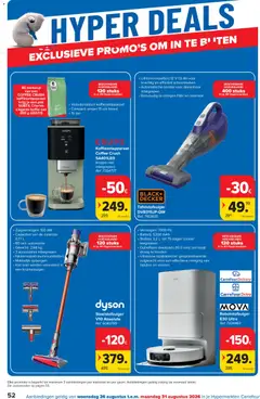 Carrefour folder week 35 - Voorbeeld van een folder van Carrefour, geldig van 26/08/2026 | Pagina: 52 | Producten: Gewicht, Robot, Vloeren, Batterij