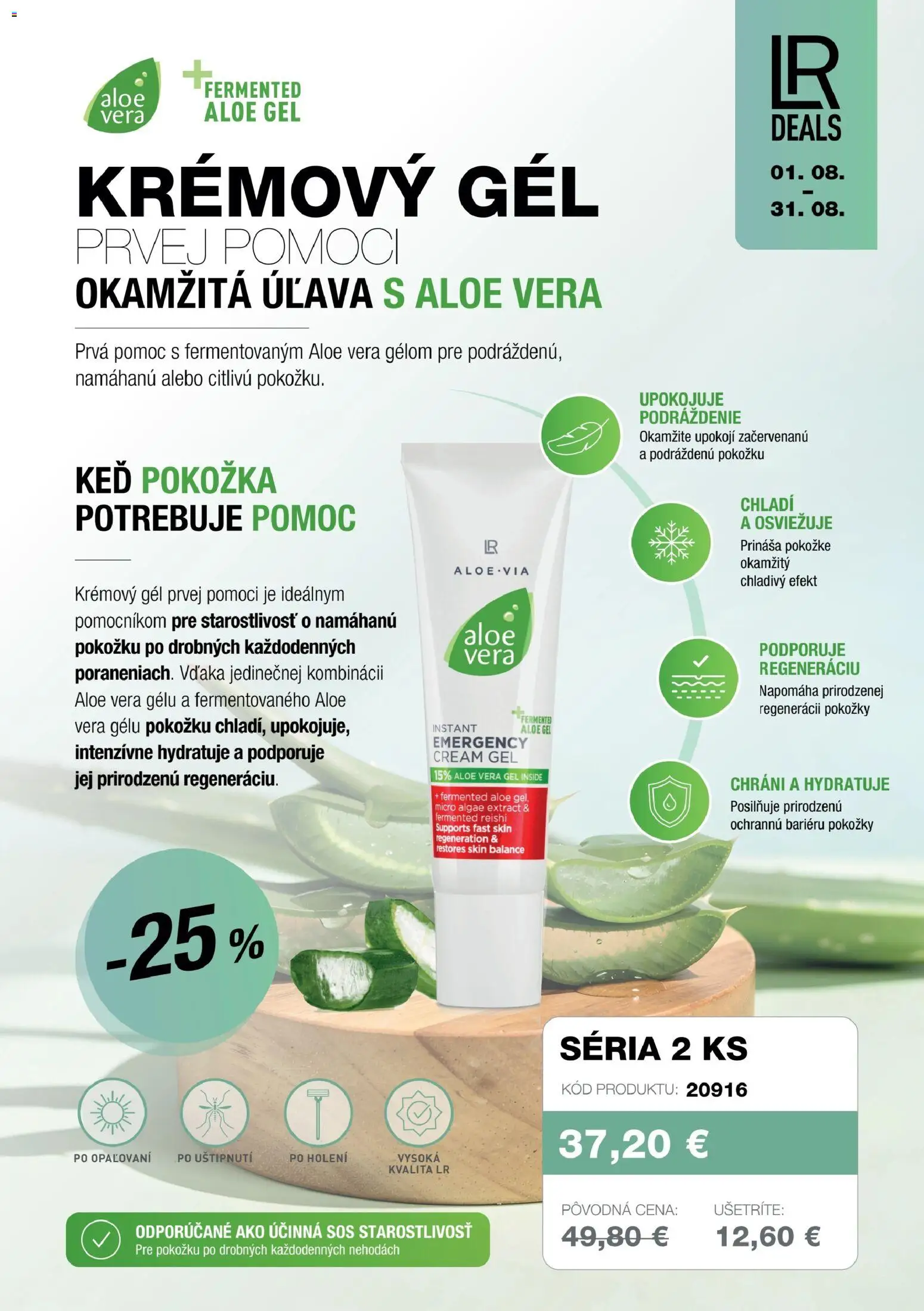 Nové LR akcie – leták je platný od 15.08.2026 | Strana: 13 | Produkty: Aloe Vera
