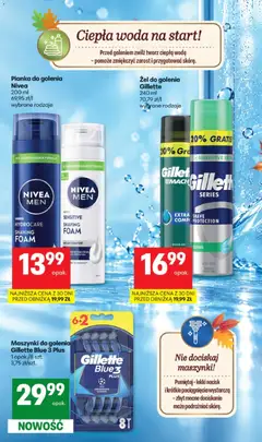 Pogląd oferty "Delikatesy Centrum gazetka - Jesienne porządki" - ważna od 17.09.2026 | Strona: 15 | Produkty: Gillette, Maszynki do golenia, Pianka do golenia, Woda