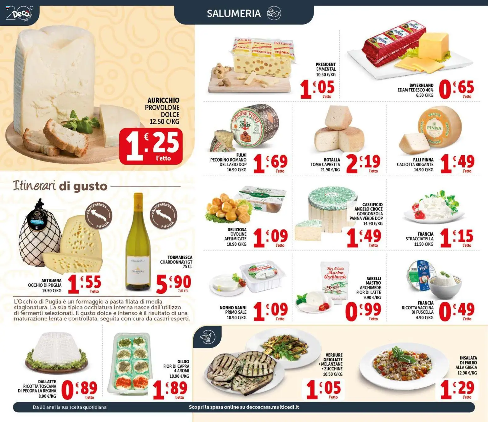 Volantino Decò del 29.05.2026 | Pagina: 4 | Prodotti: Panna, Melanzane, Pecorino, Stracciatella