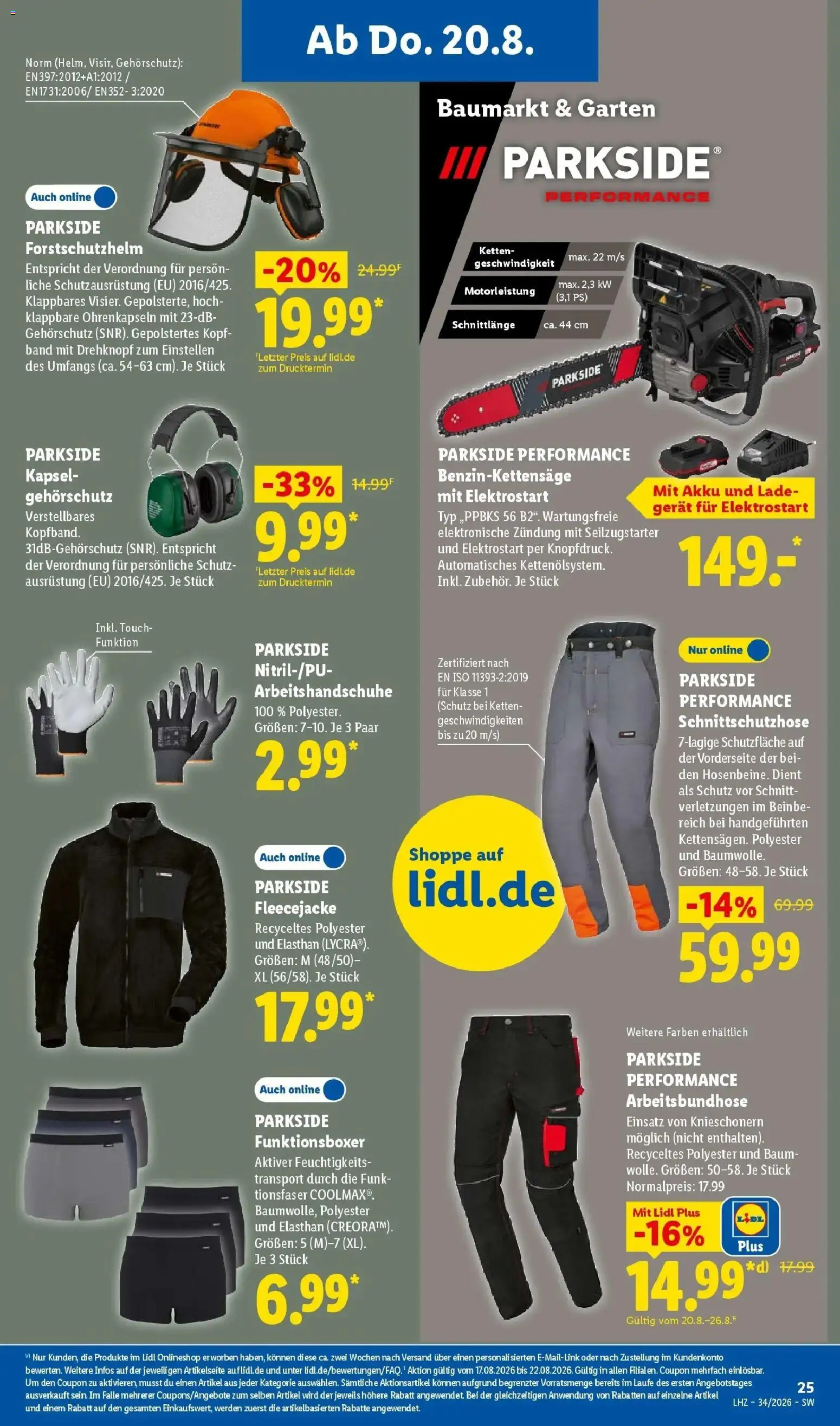 Lidl Prospekt Freudenstadt (ab 17.08.2026) zum Blättern » Angebote | Seite: 45 | Produkte: Boxer