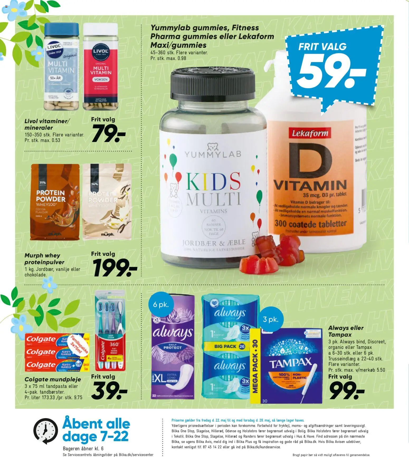 Bilka tilbudsavis – gyldig fra 22.05.2026 | Side: 44 | Produkter: Tandpasta, Jordbær, Tablet, Vanilje