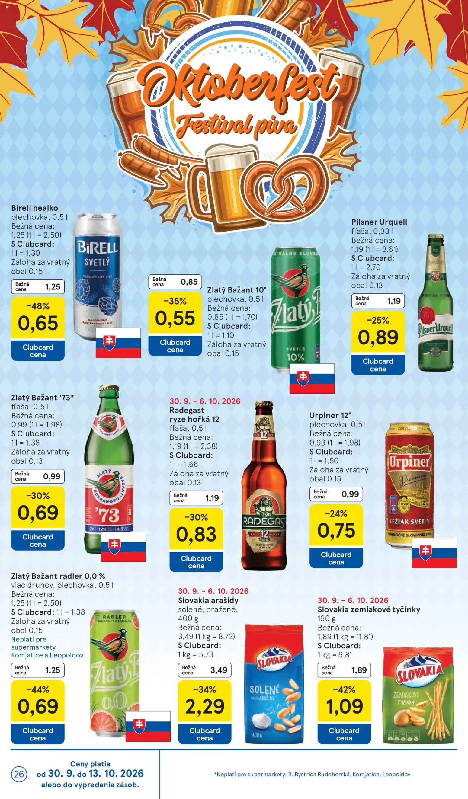 Nové Tesco akcie – leták je platný od 30.09.2026 | Strana: 26