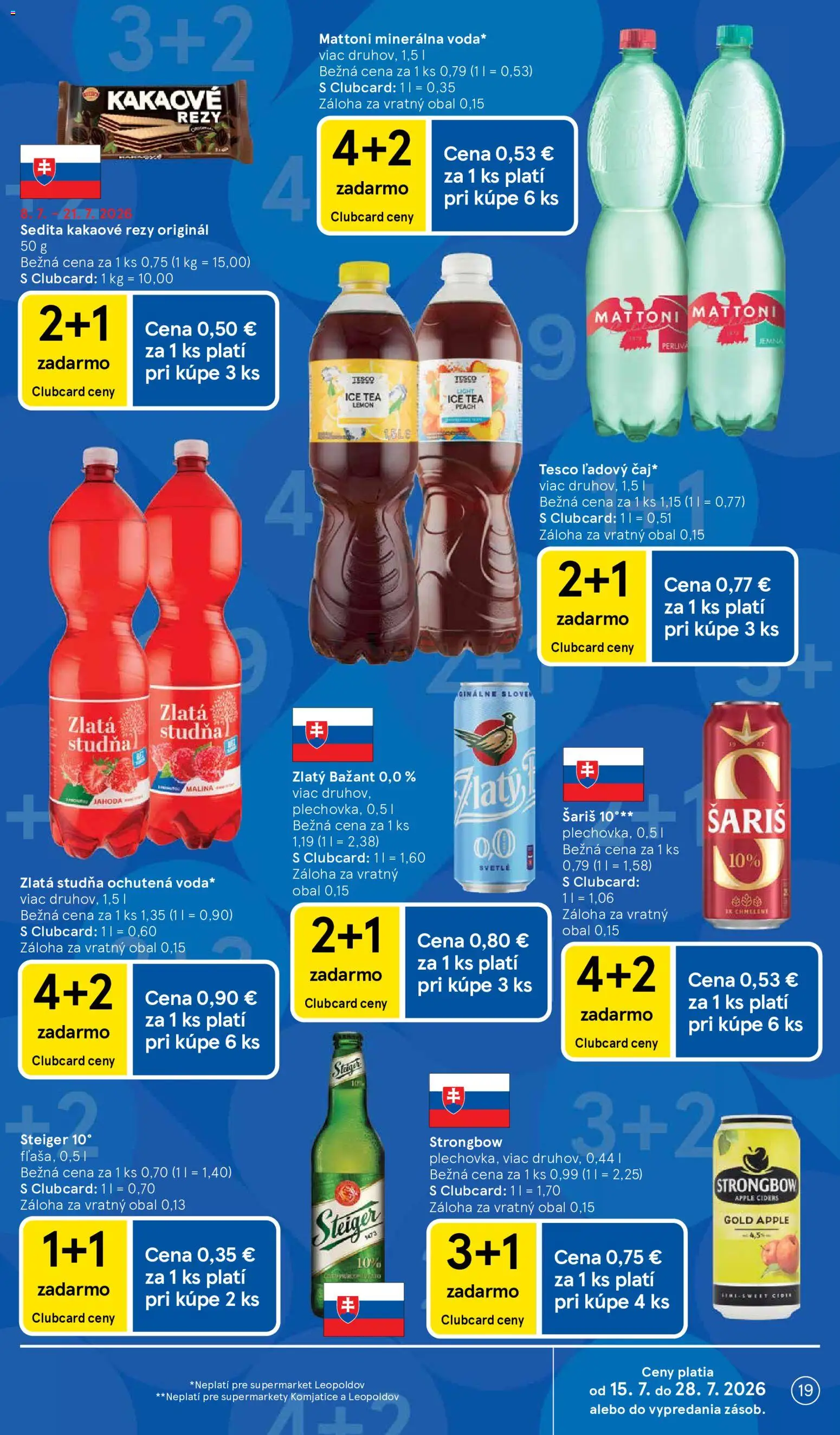 Nové Tesco akcie – leták je platný od 15.07.2026 | Strana: 19