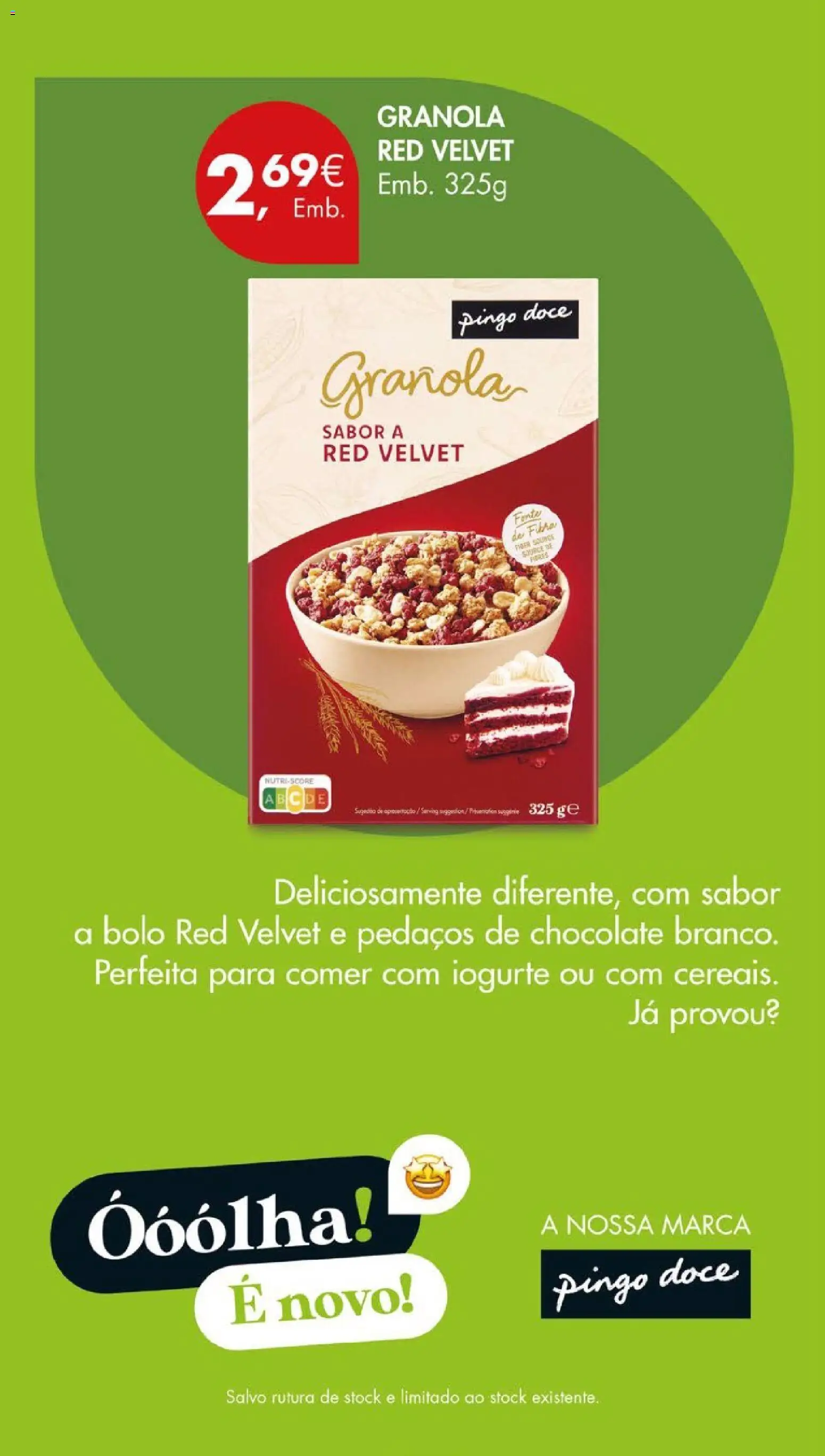 Pingo Doce Poupe Esta Semana Lojas Grandes │ válido de 22/09/2026 | Página: 27 | Produtos: Granola, Bolo, Iogurte, Chocolate