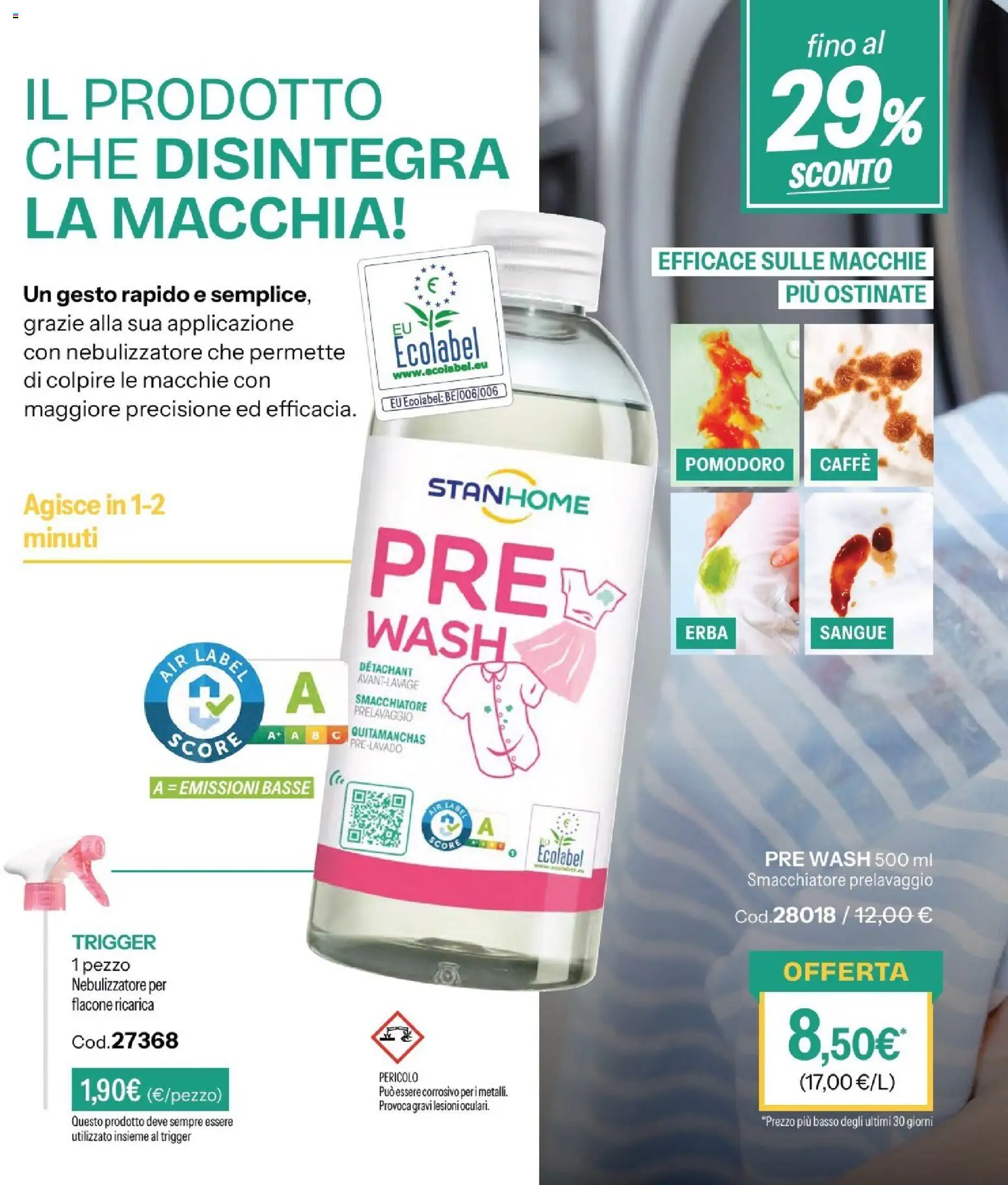 Volantino Stanhome del 12.05.2026 | Pagina: 11 | Prodotti: Caffè, Smacchiatore, Pomodoro, Nebulizzatore