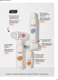 Katalógus Oriflame 2026/15 - amely érvényes a következő dátumtól: 2026.11.11. | Oldal: 143 | Termékek: Magazin, Bor, Dezodor, Izzadásgátló