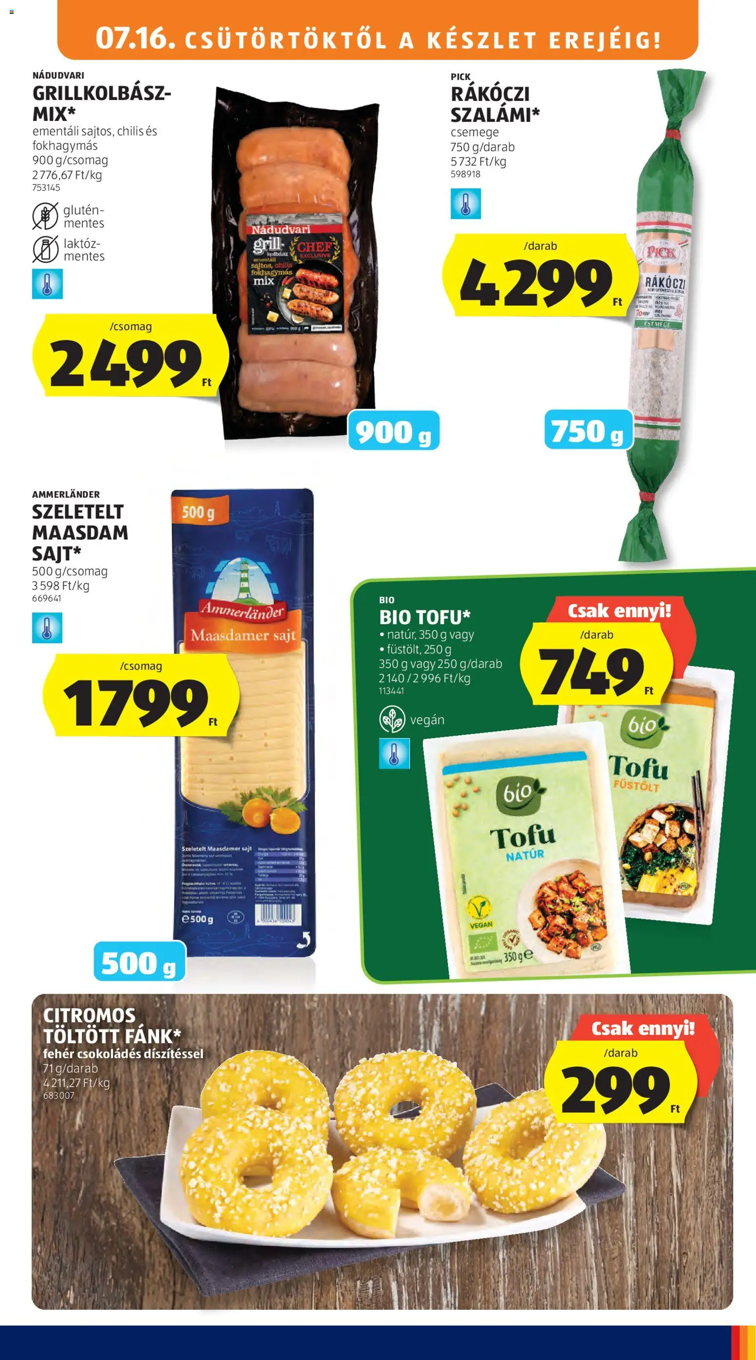 Aldi akciós ujság - amely érvényes a következő dátumtól: 2026.07.16. | Oldal: 13
