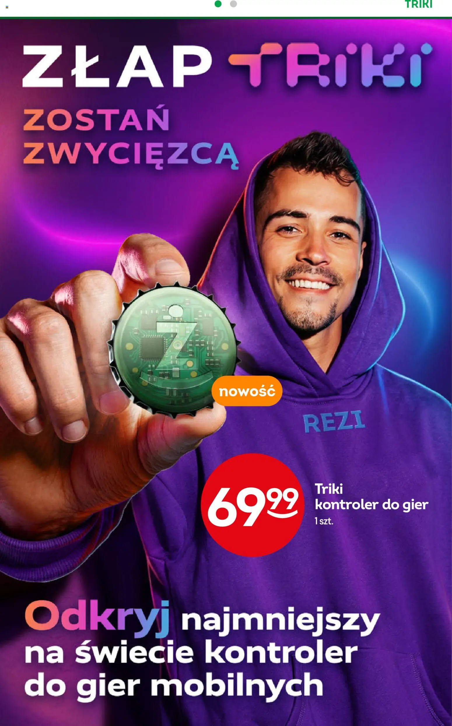 Żabka gazetka od 17.06.2026 | Strona: 18 | Produkty: Kontroler
