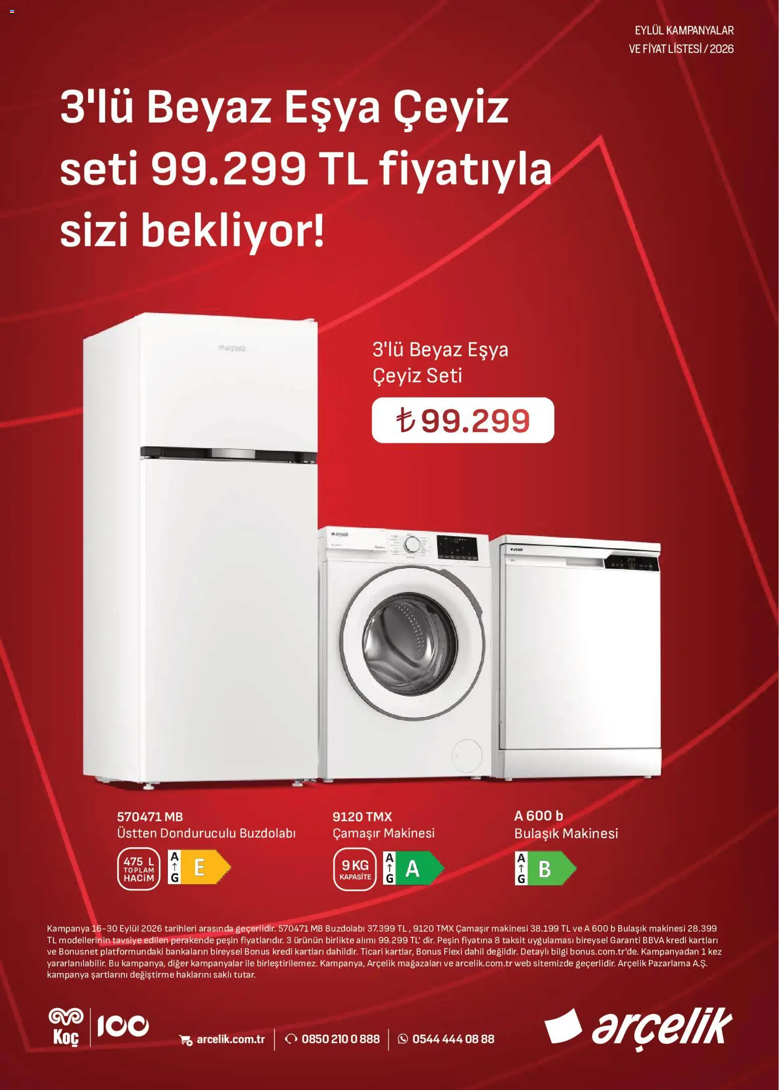 Arçelik Katalog - 16 Eylül 2026 tarihinden itibaren geçerlidir | Sayfa: 6